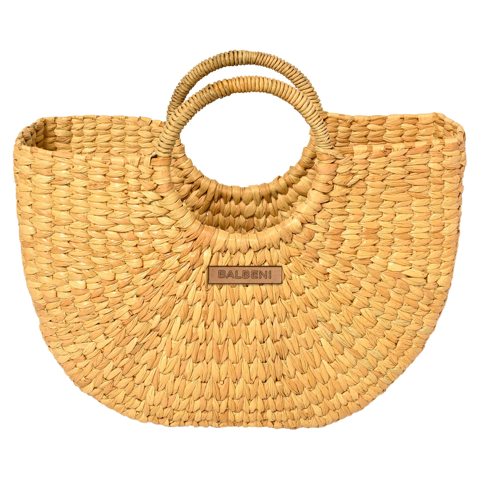 Seagrass Semicircle Bag