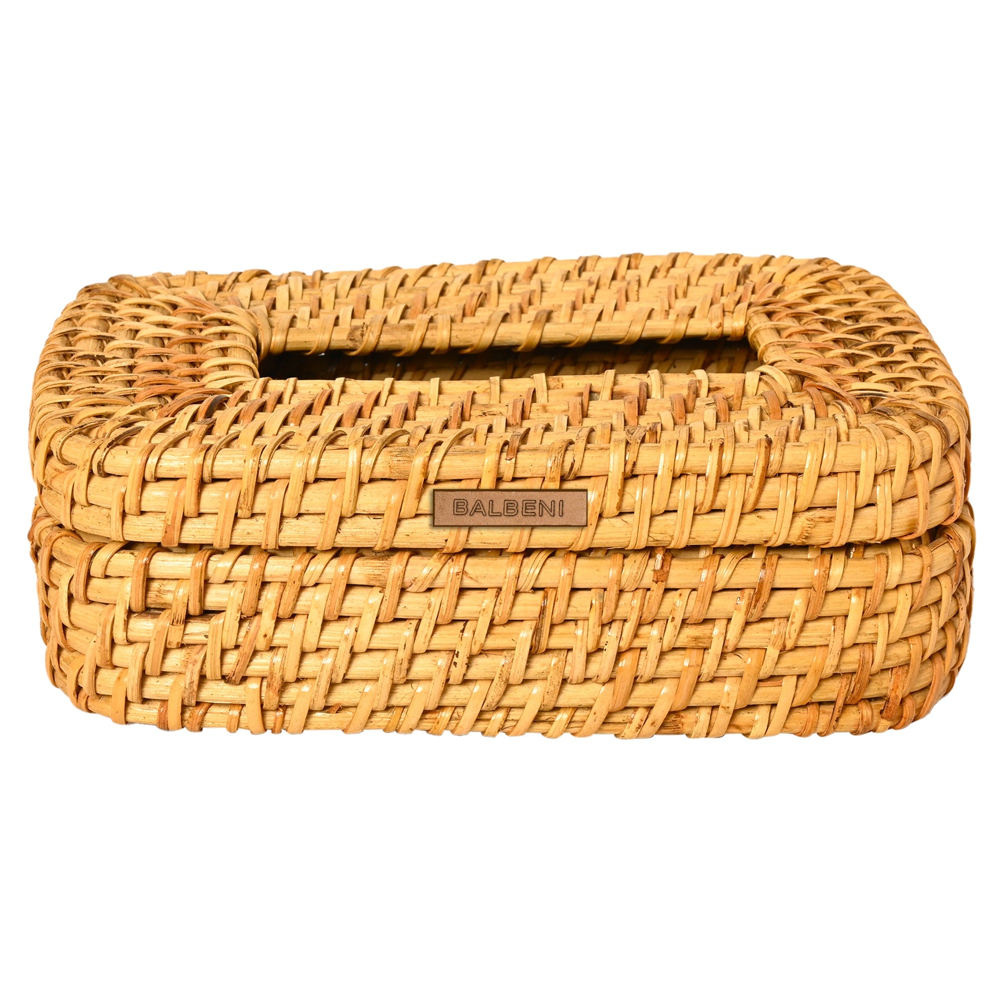 Rattan Cane Tissue Box Holder