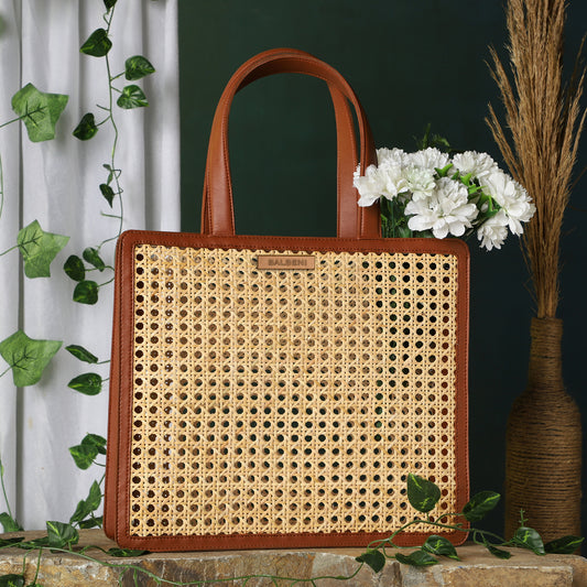 Bali rattan Tote Bag