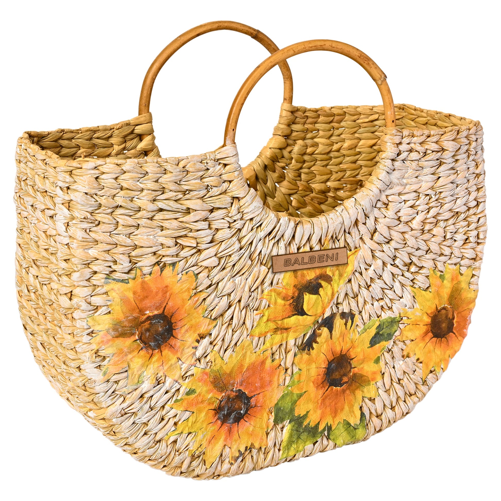 Seagrass Semicircle Bag