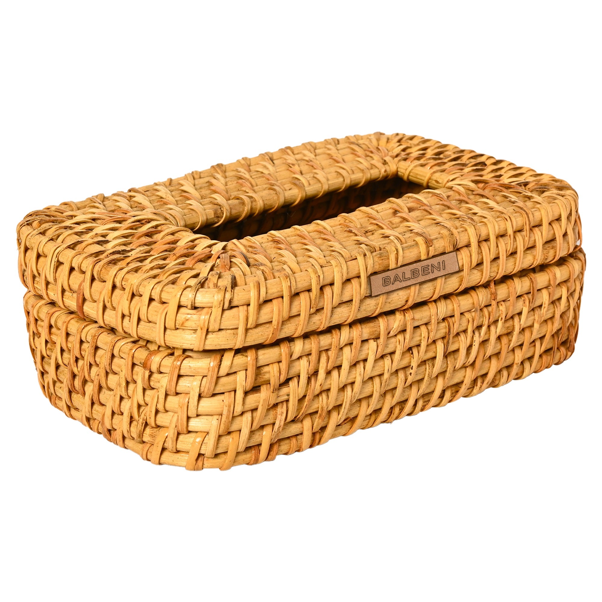 Rattan Cane Tissue Box Holder