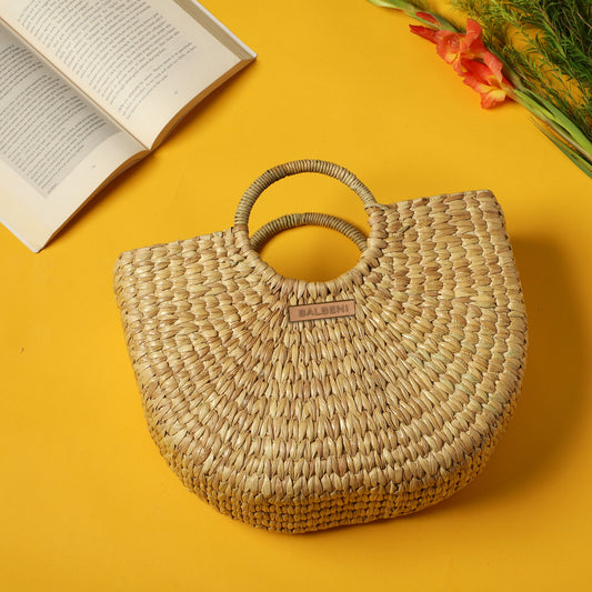 Seagrass Semicircle Bag