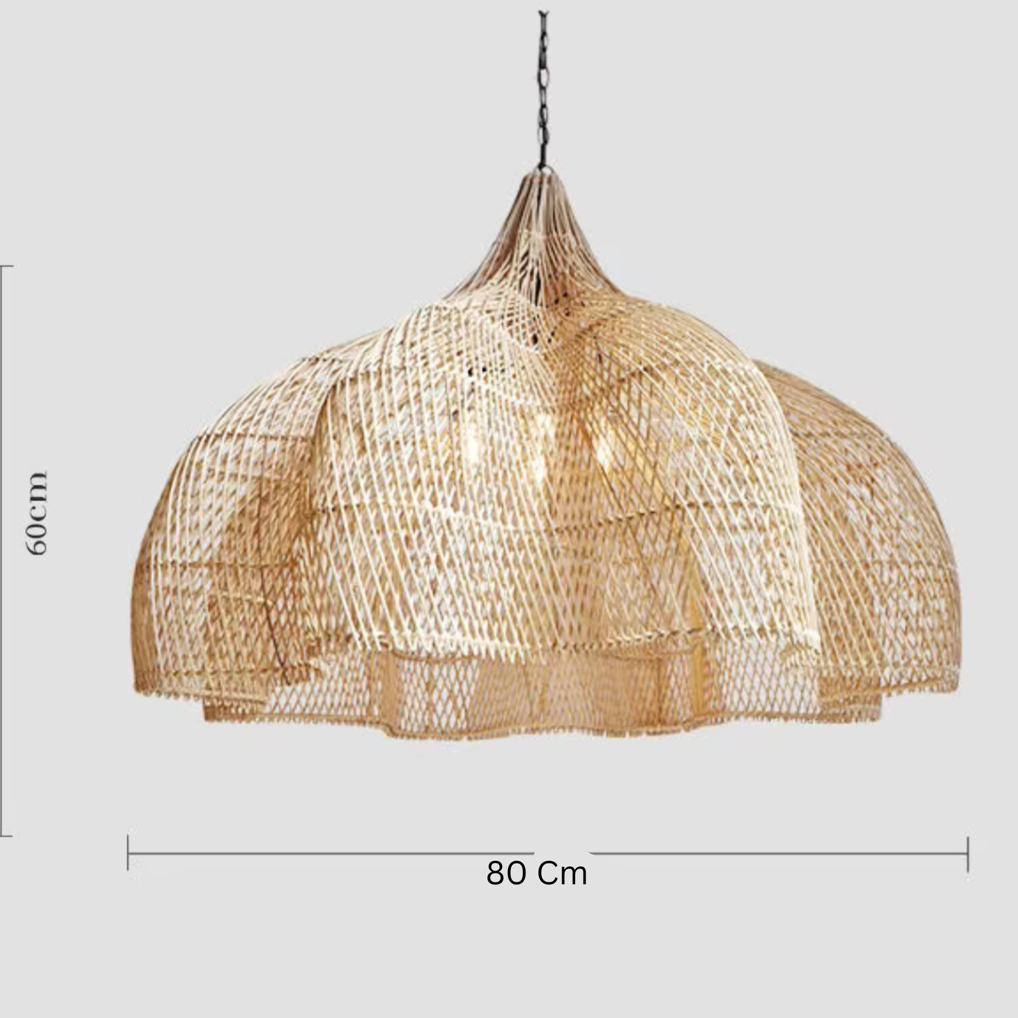 Bamboo Large Ceiling Lamp LP-19