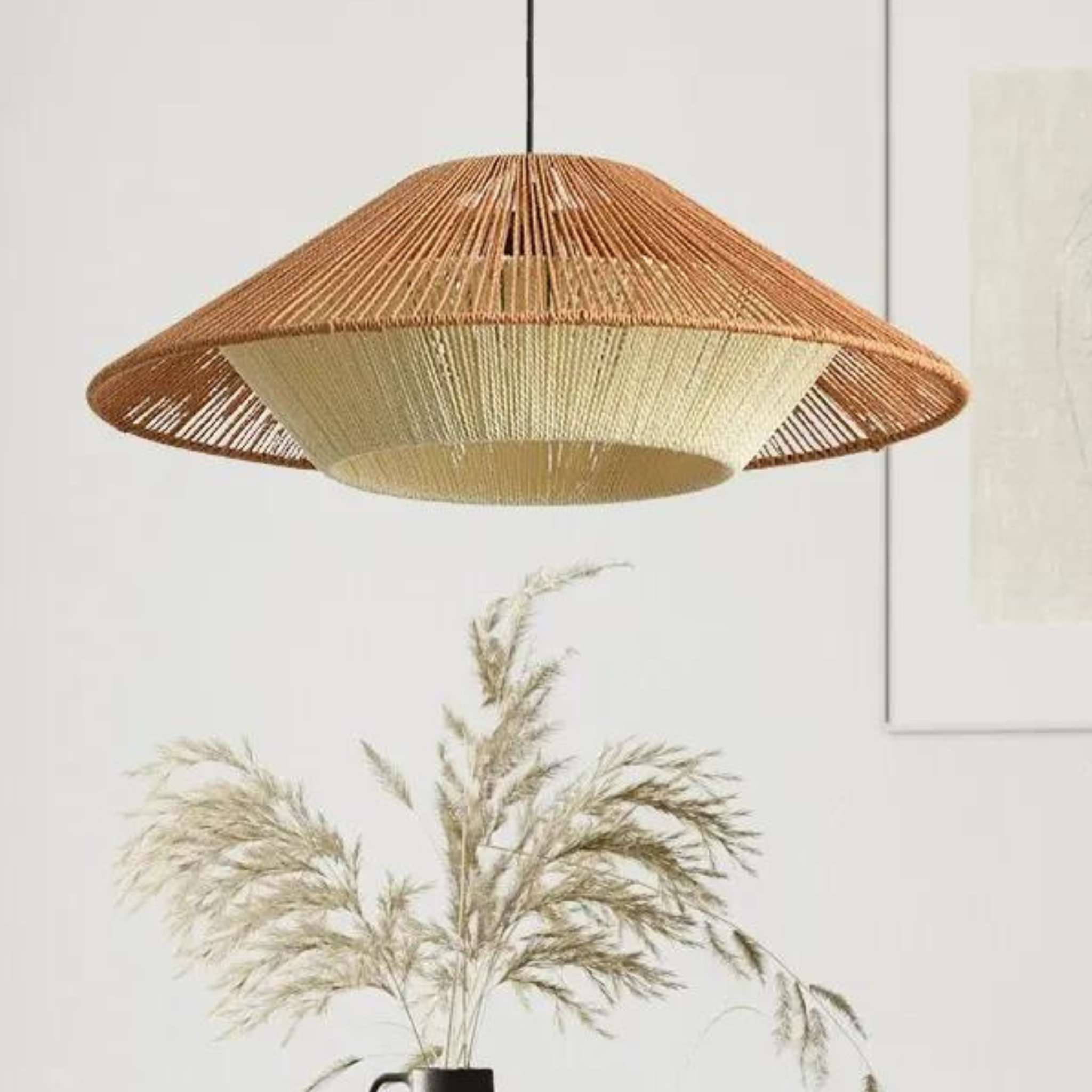  Raffia Pendant Lamp