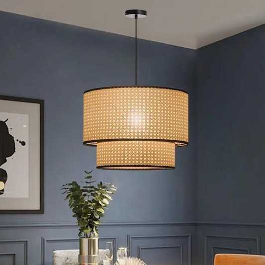 Cane Webbing Pendant Lamp
