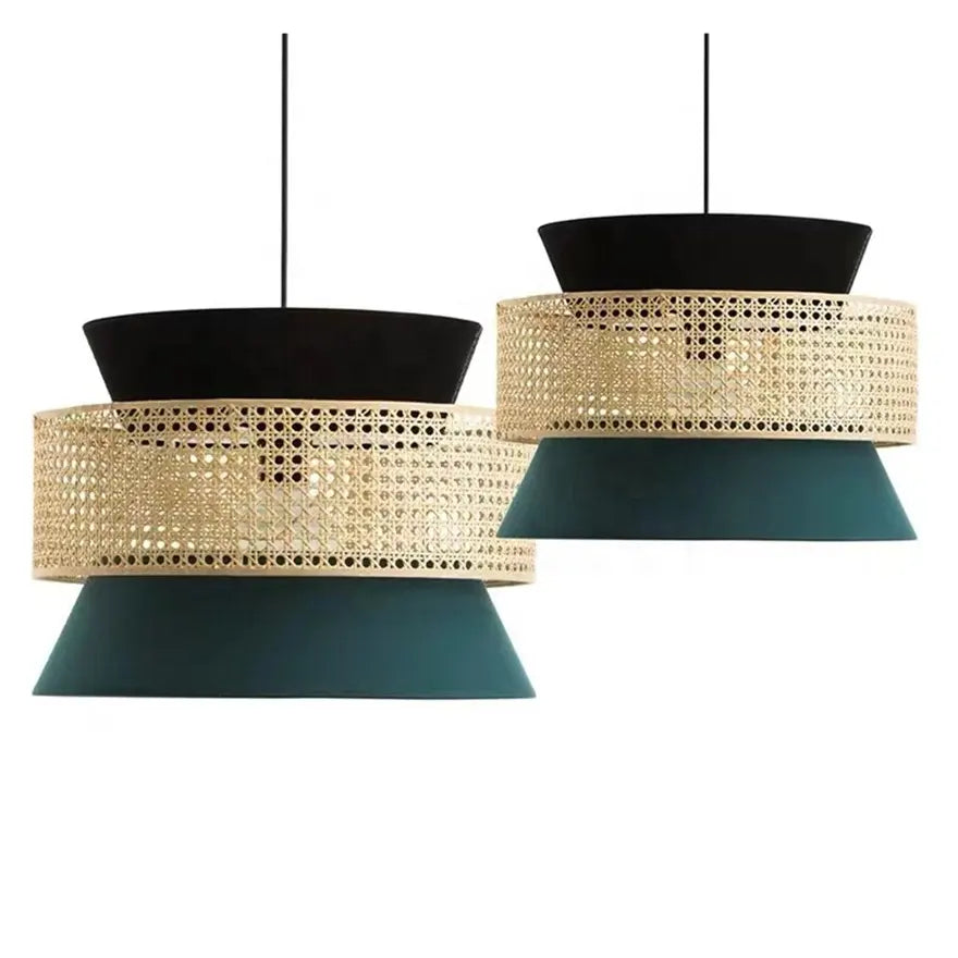 Cane Webbing Lamp | Ceiling Rattan Pendant Lamp