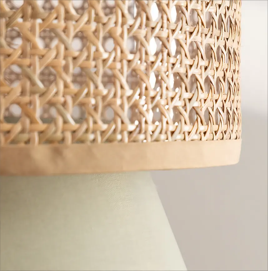 Cane Webbing Lamp | Ceiling Rattan Pendant Lamp LP-4