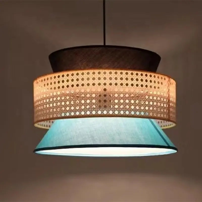 Cane Webbing Lamp | Ceiling Rattan Pendant Lamp