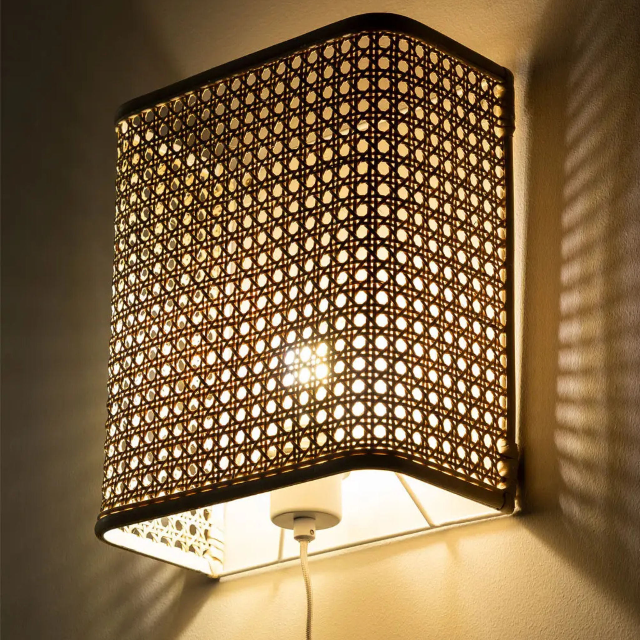 Cane Square Wall Lamp LP-55