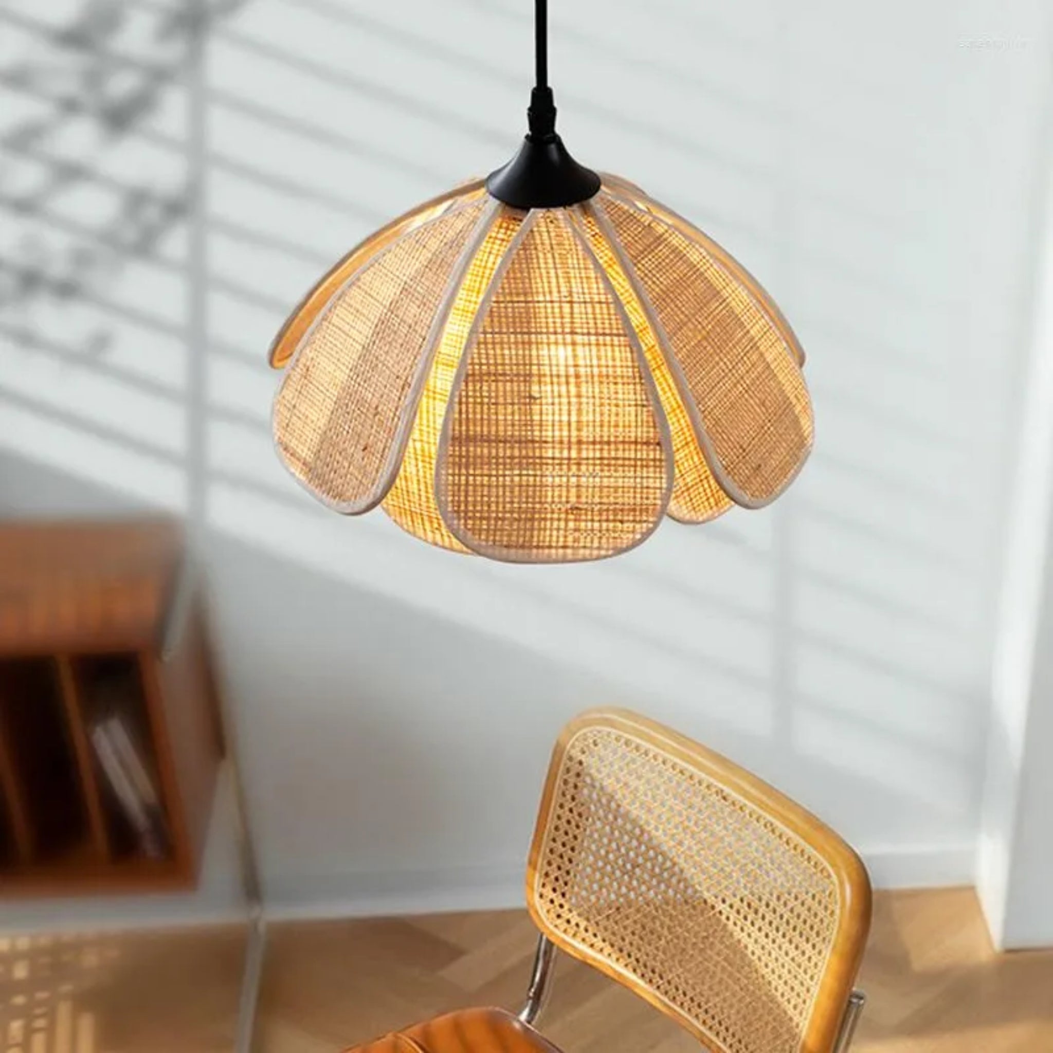 Cane Webbing Lamp | Rattan Pendant Lamp LP-77