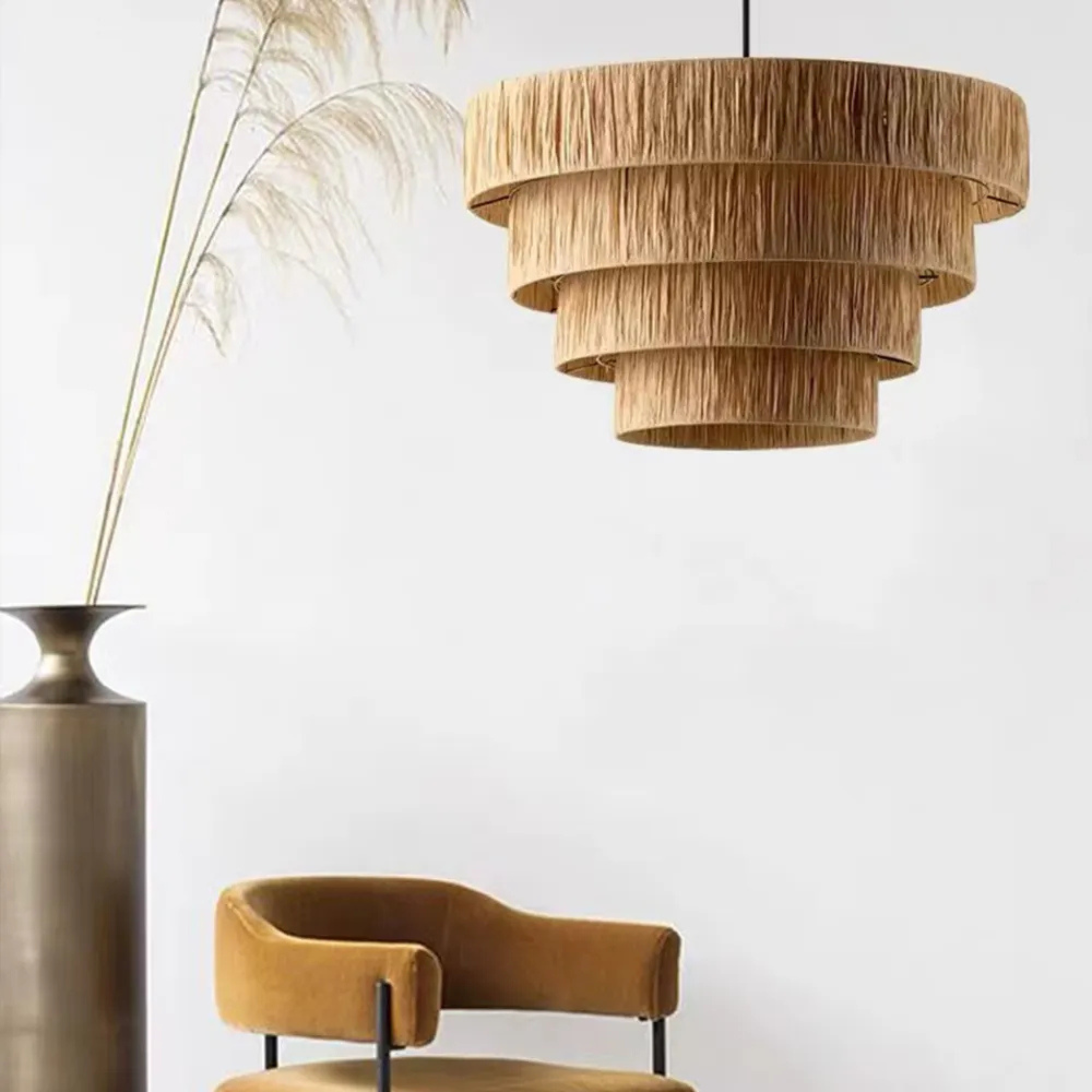 Raffia Multilayer Pendant Lamp LP-53