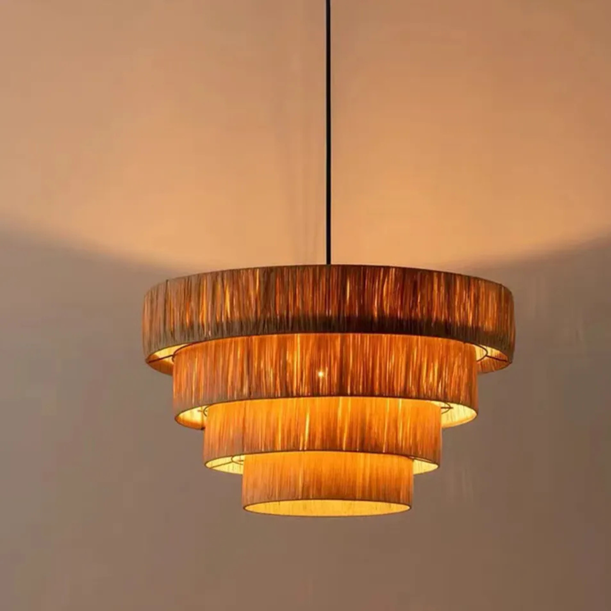 Raffia Multilayer Pendant Lamp LP-53