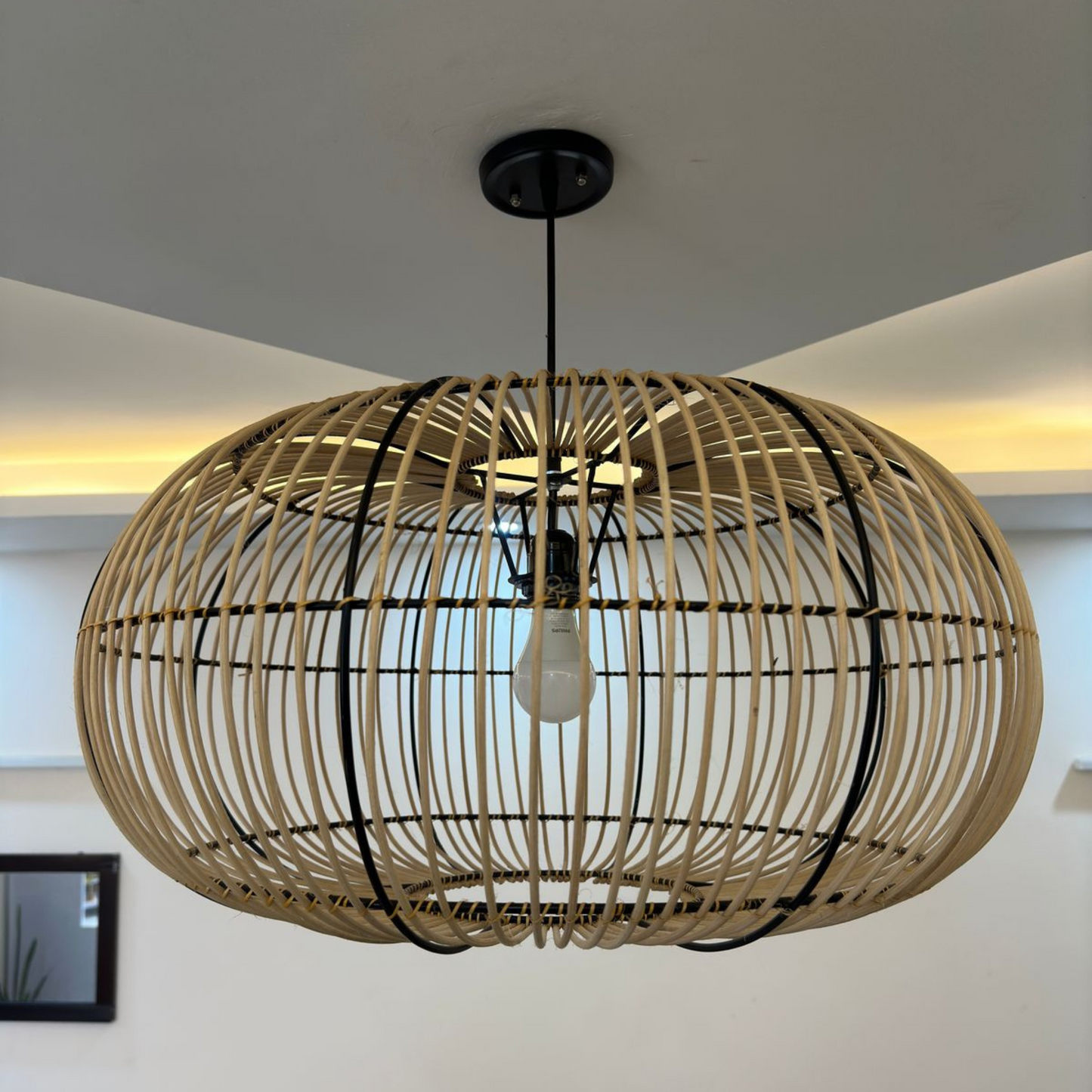 Cane Round Pendant Lamp