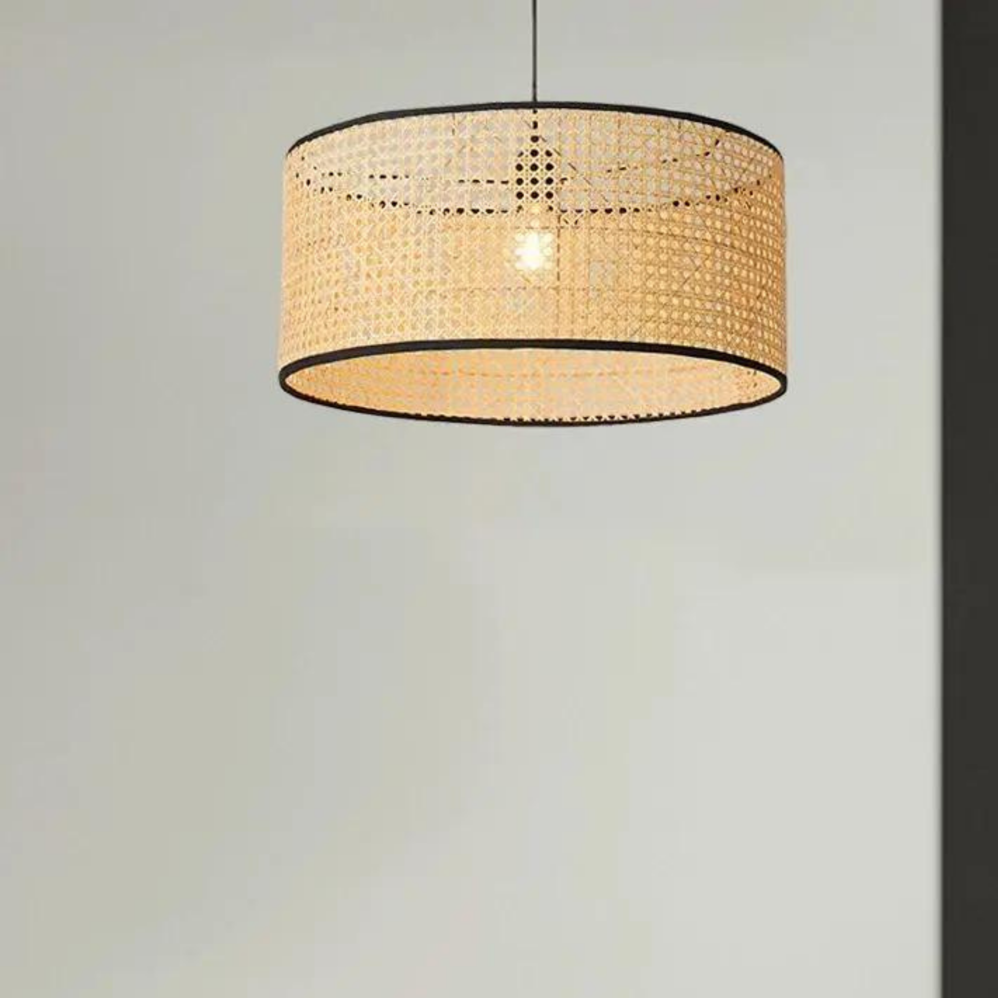 Cane Webbing Lamp | Rattan Pendant Lamp LP-28