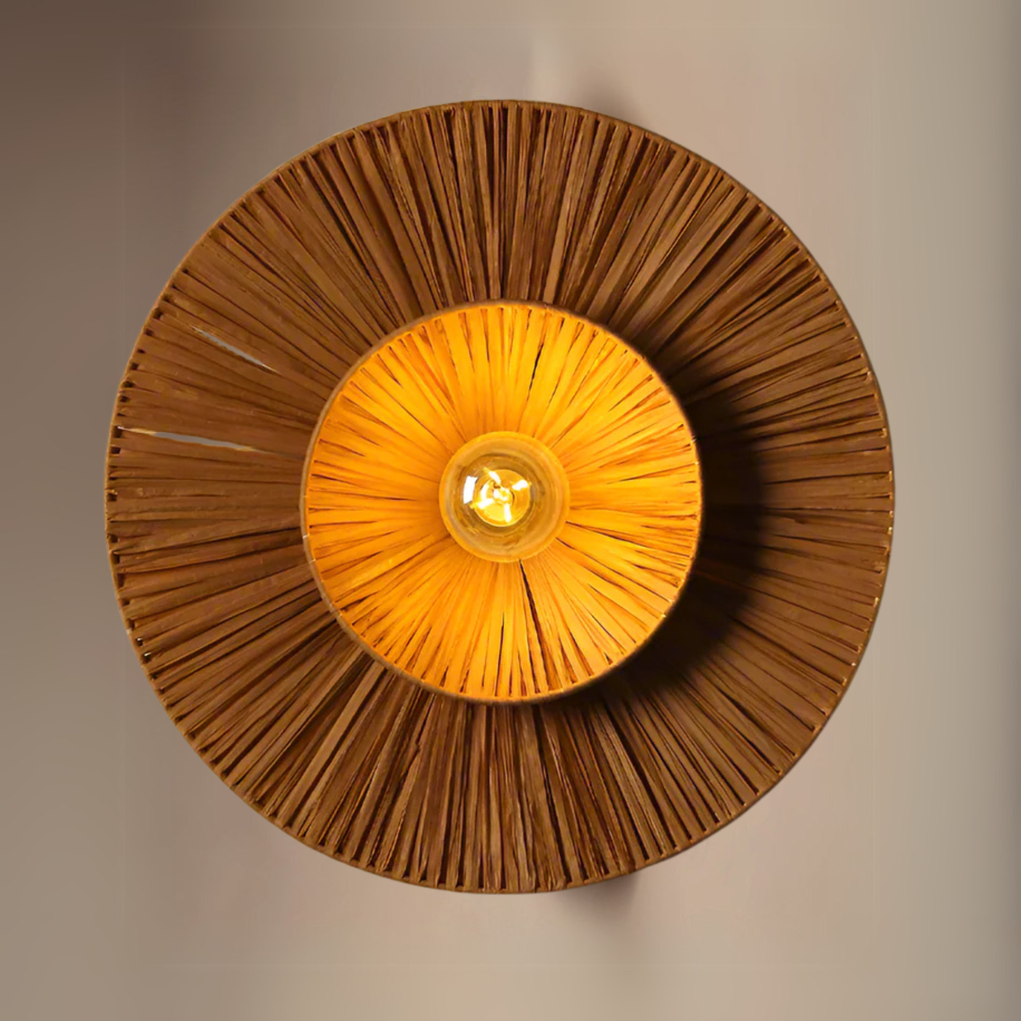 Raffia Wall Lamp LP-42