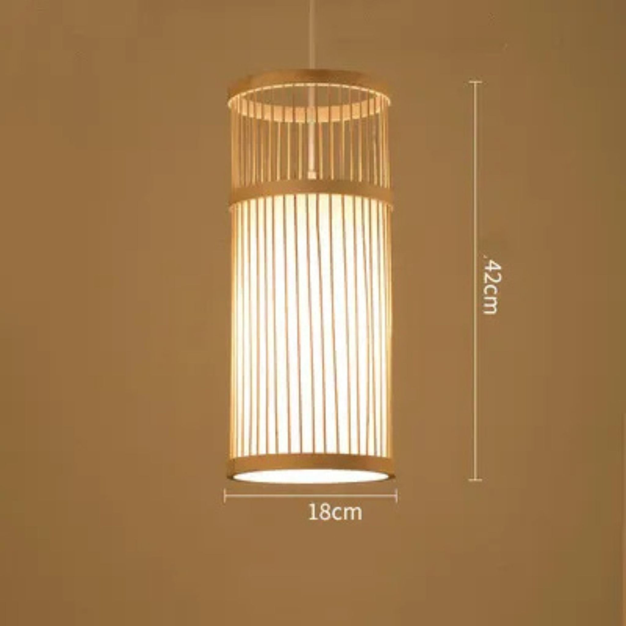 Bamboo Hanging Lamp | Bamboo Pendant Lamp LP-60