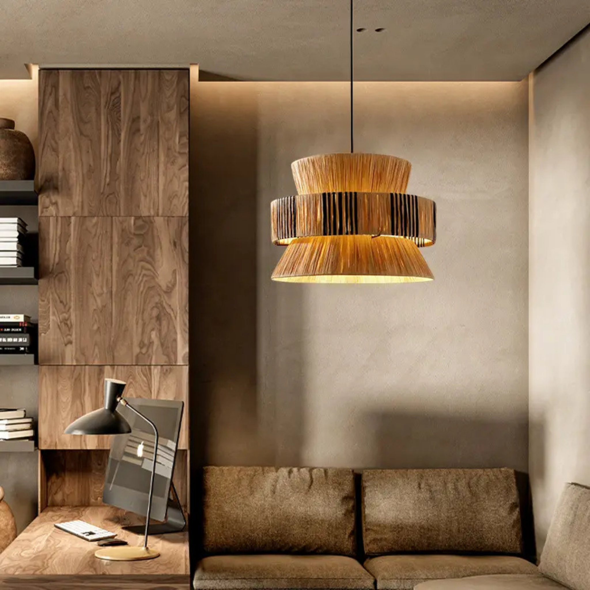 Raffia Pendant Lamp LP-37