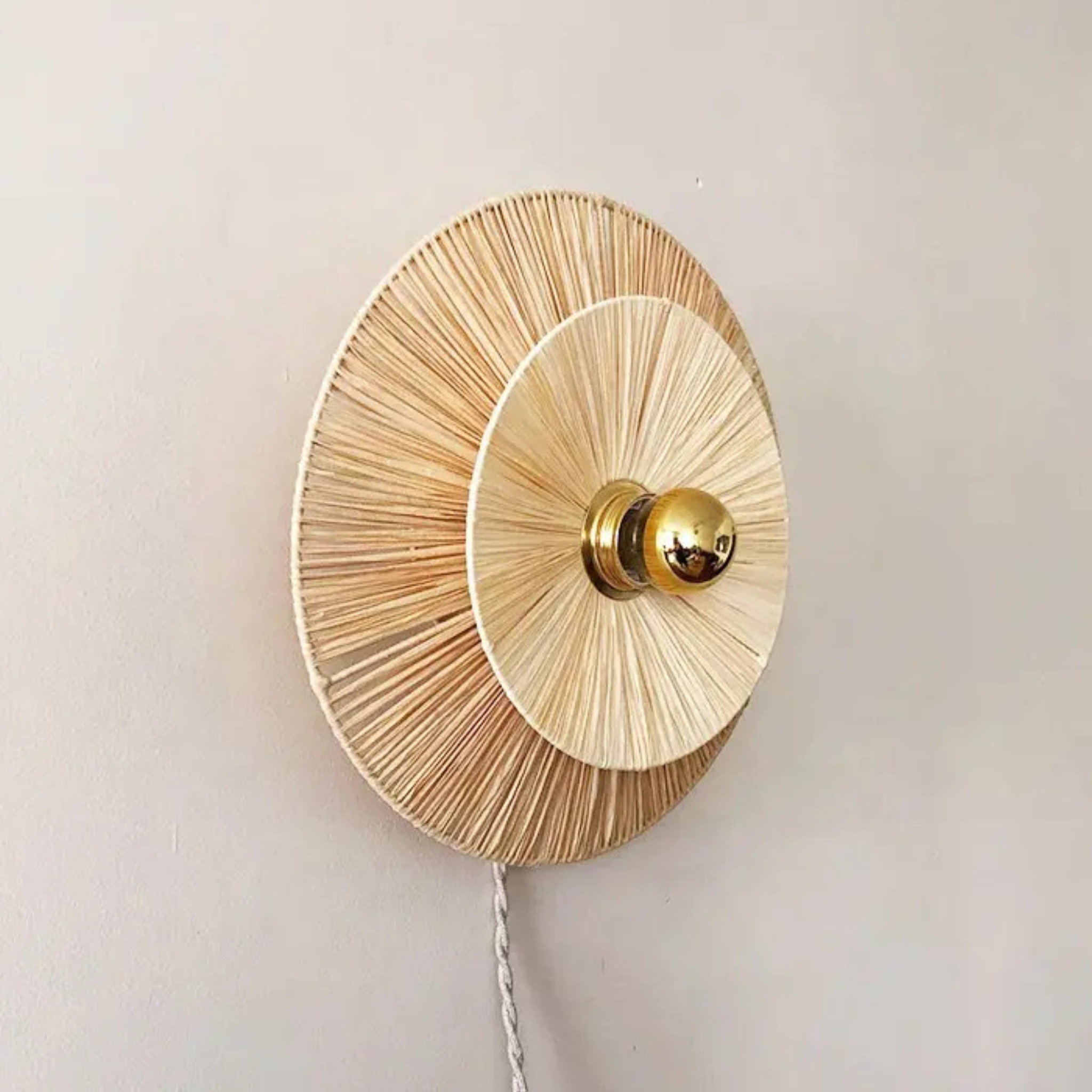 Raffia Wall Lamp LP-41