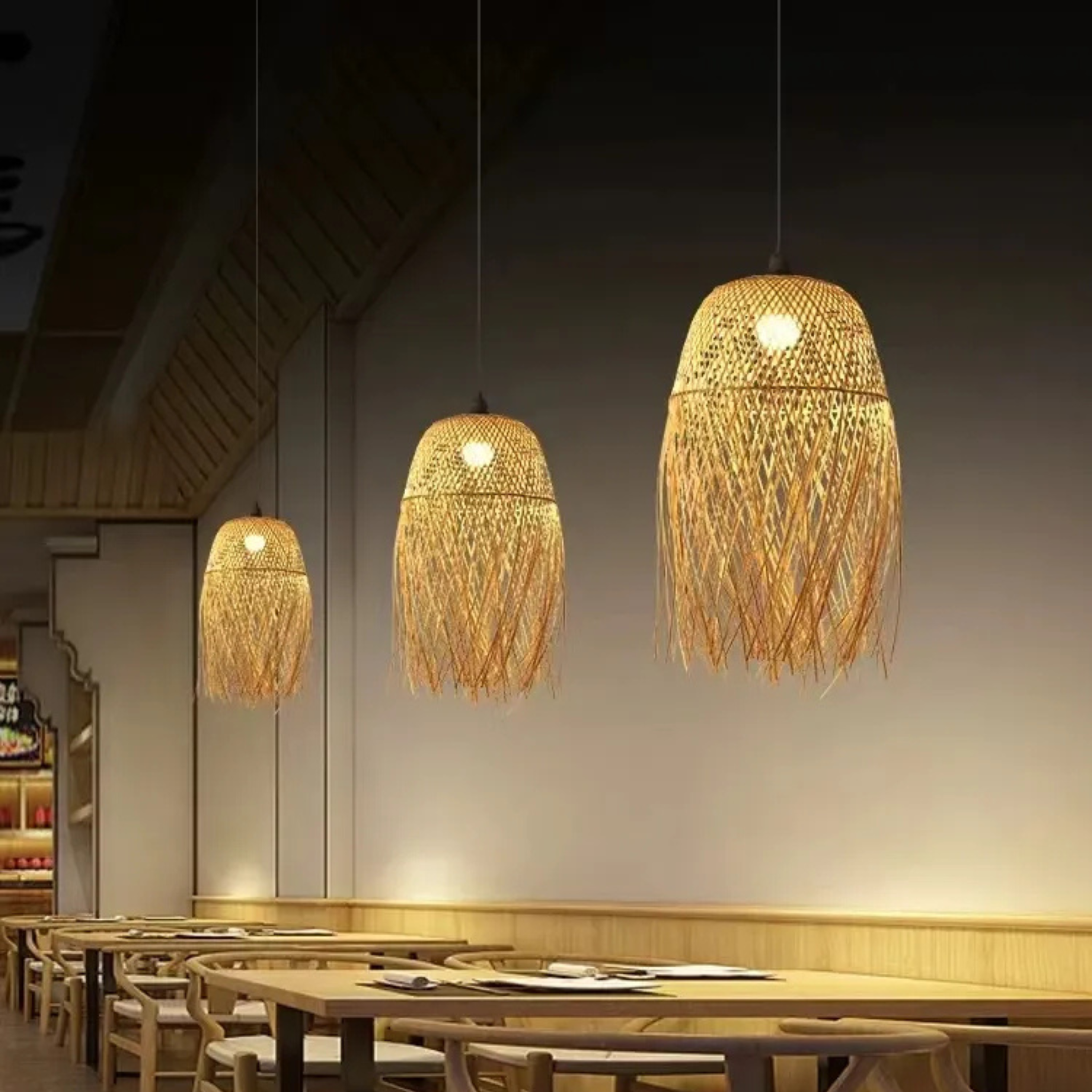 Bamboo Hanging Lamp | Pendant Lamp LP-64