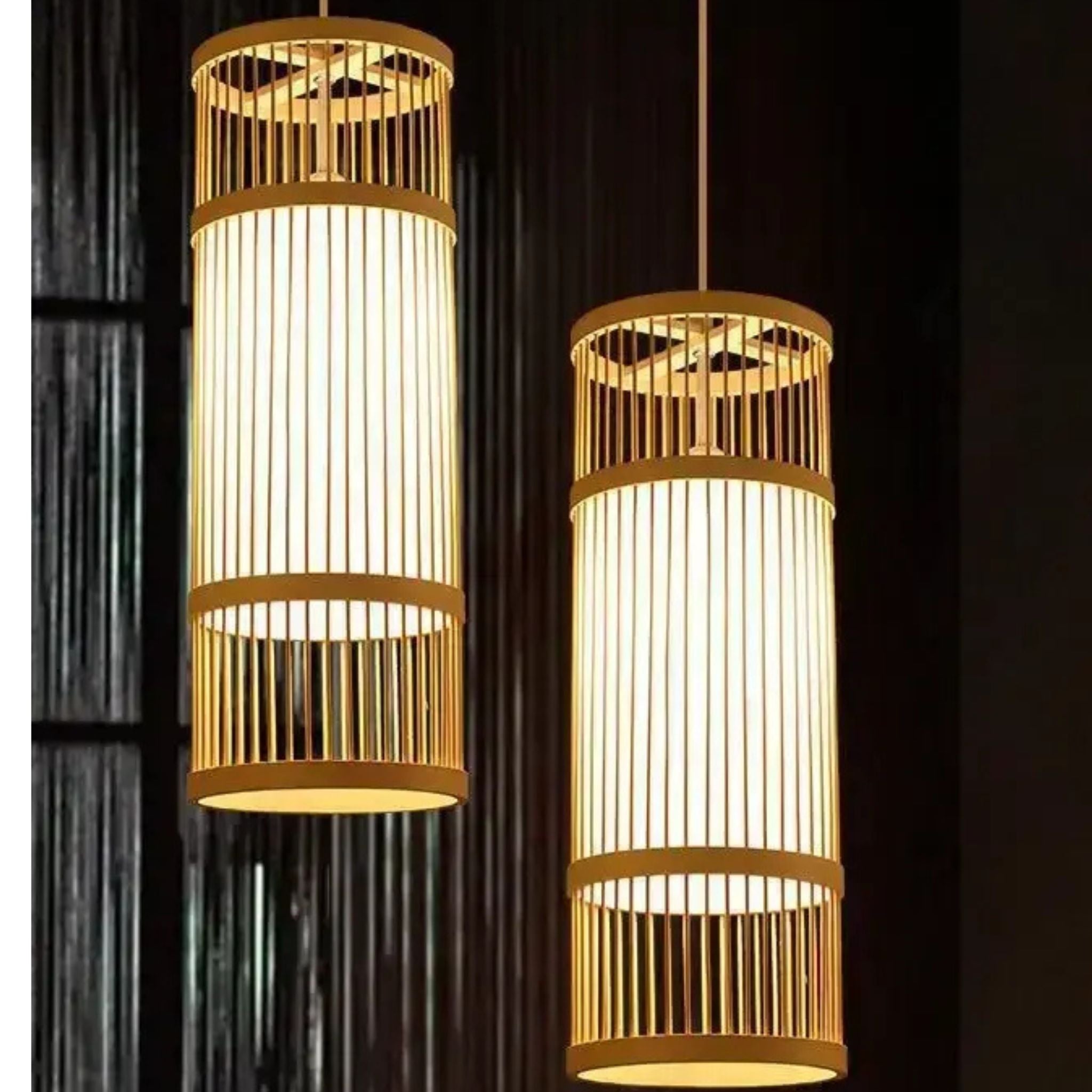 Bamboo Hanging Lamp | Bamboo Pendant Lamp LP-60