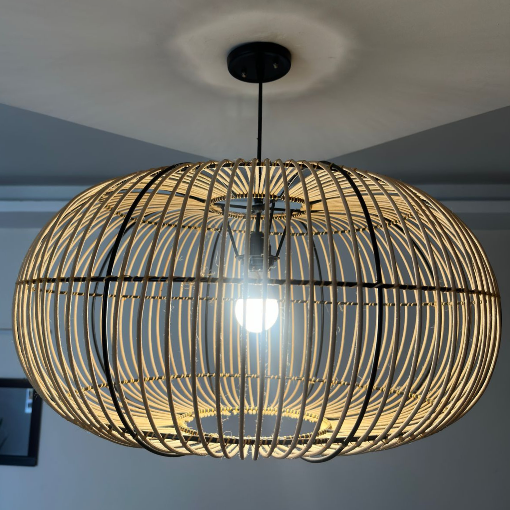 Cane Round Pendant Lamp LP-46
