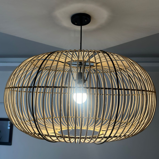 Cane Round Pendant Lamp