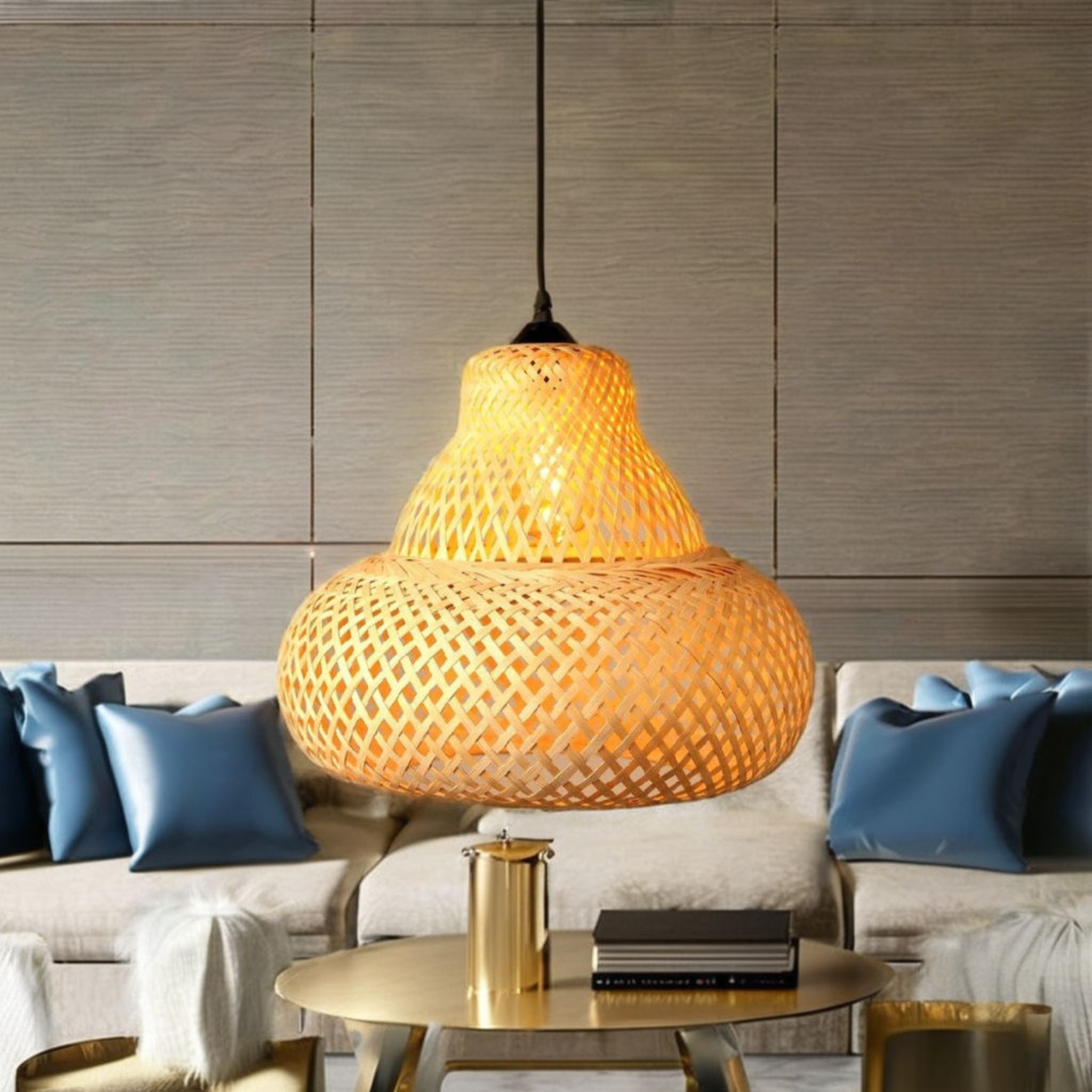 Bamboo Hanging Lamp | Pendant Lamp LP-68