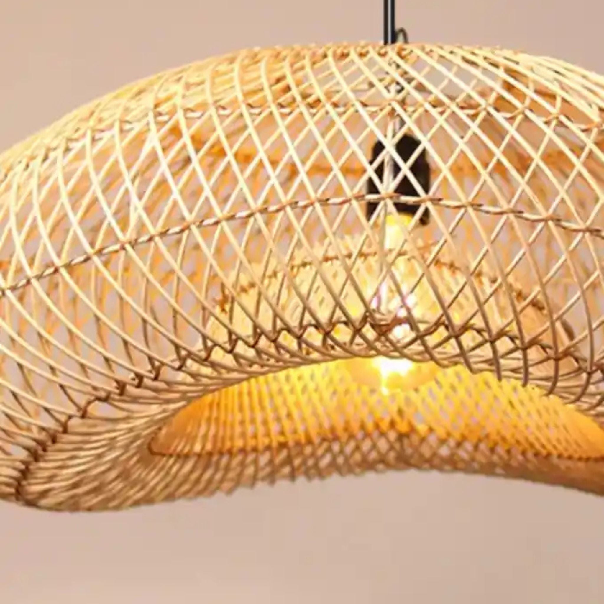 Cane Hanging Lamp | Cane Large Pendant Lamp LP-62