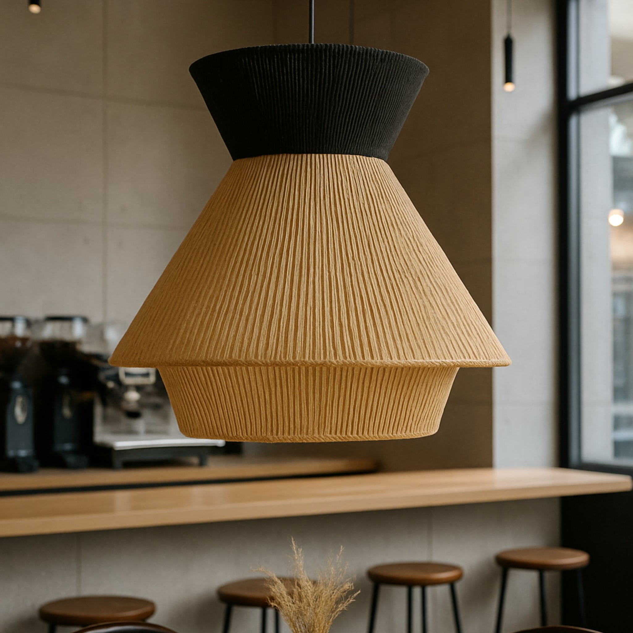 Raffia Pendant Lamp | Hanging Lamp for Living Room - Dining Room & Bedroom LP-69