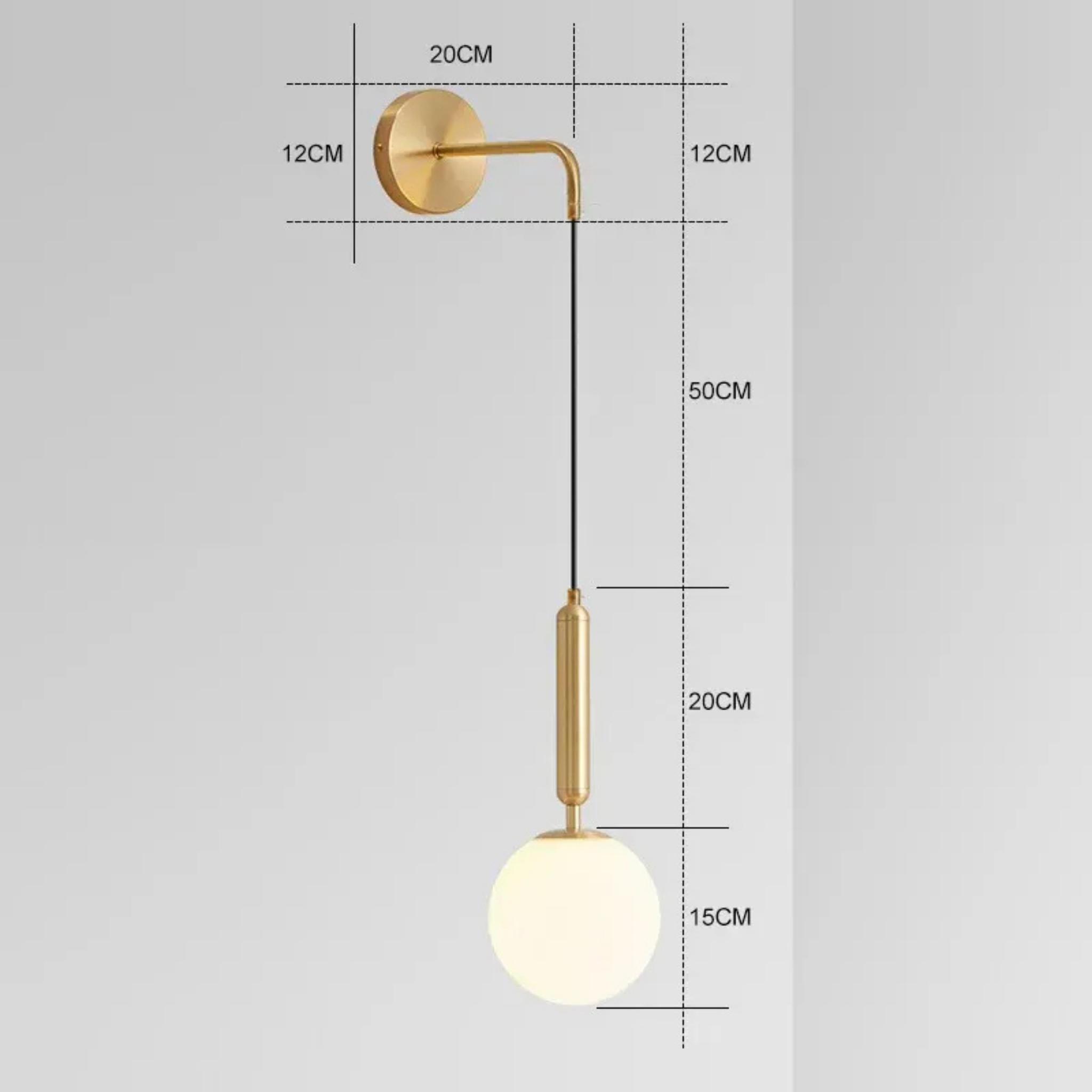 Malleable Glass Wall Lamp LP-32
