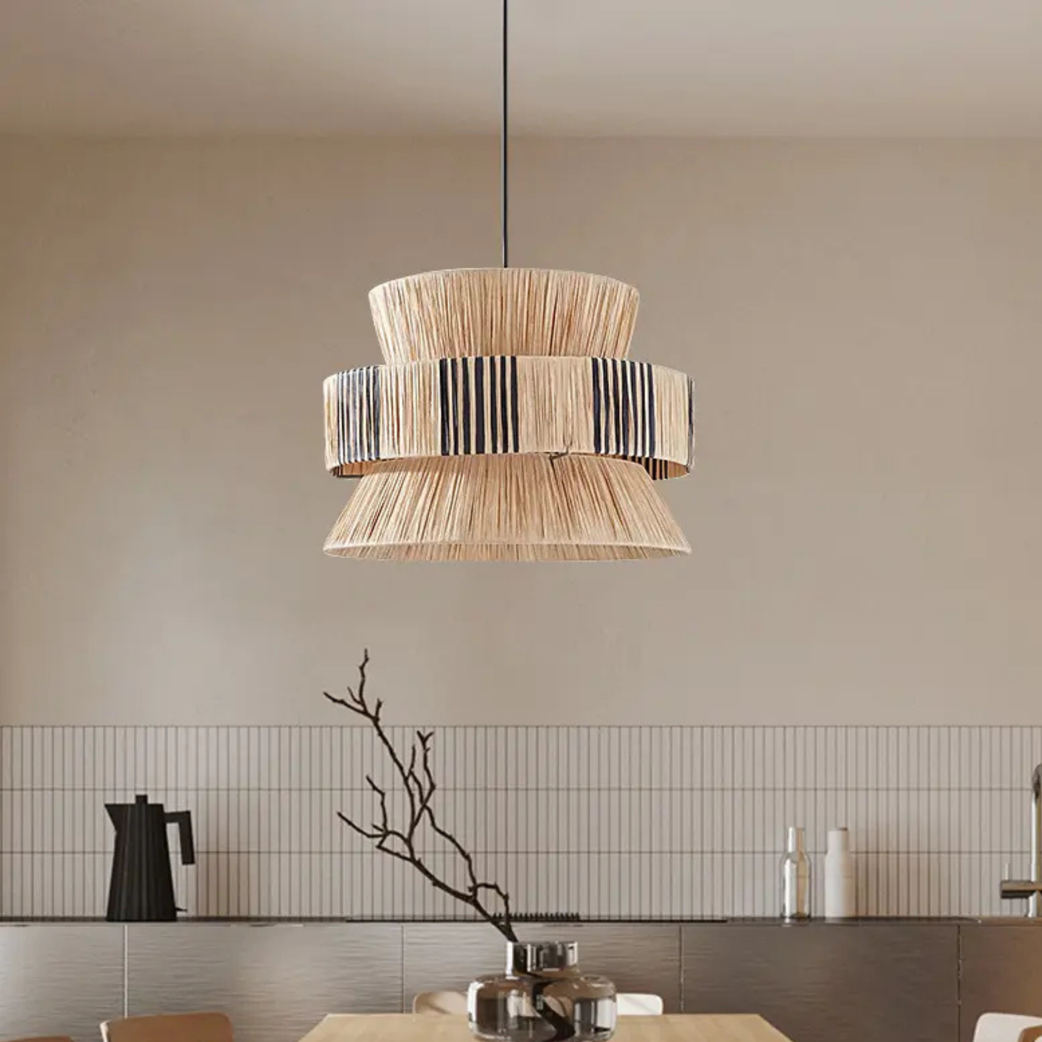 Raffia Pendant Lamp LP-37
