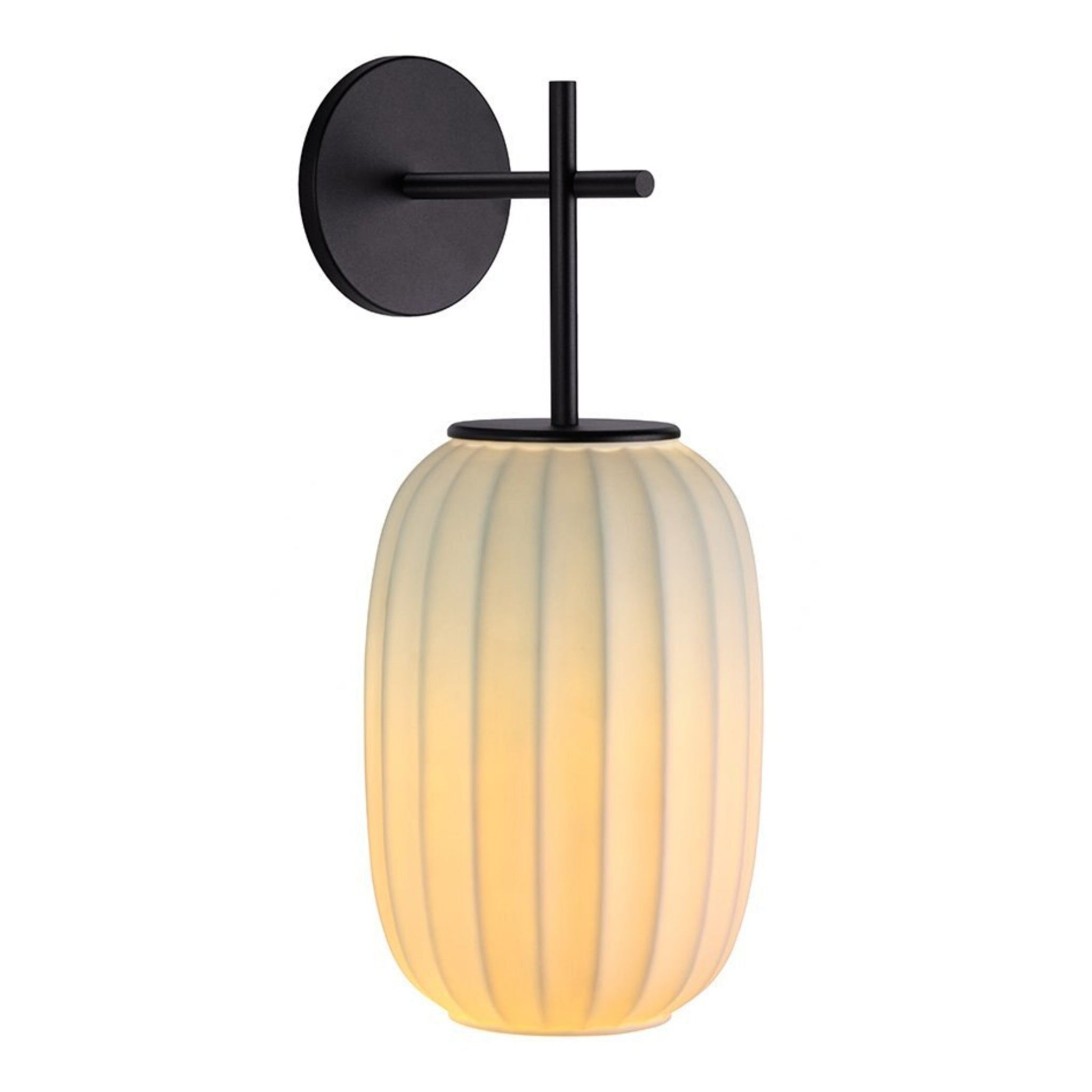 White Fabric Japanese Style Wall Lamp | Living Room, Bedroom, Hotel, Residential Space LP-66