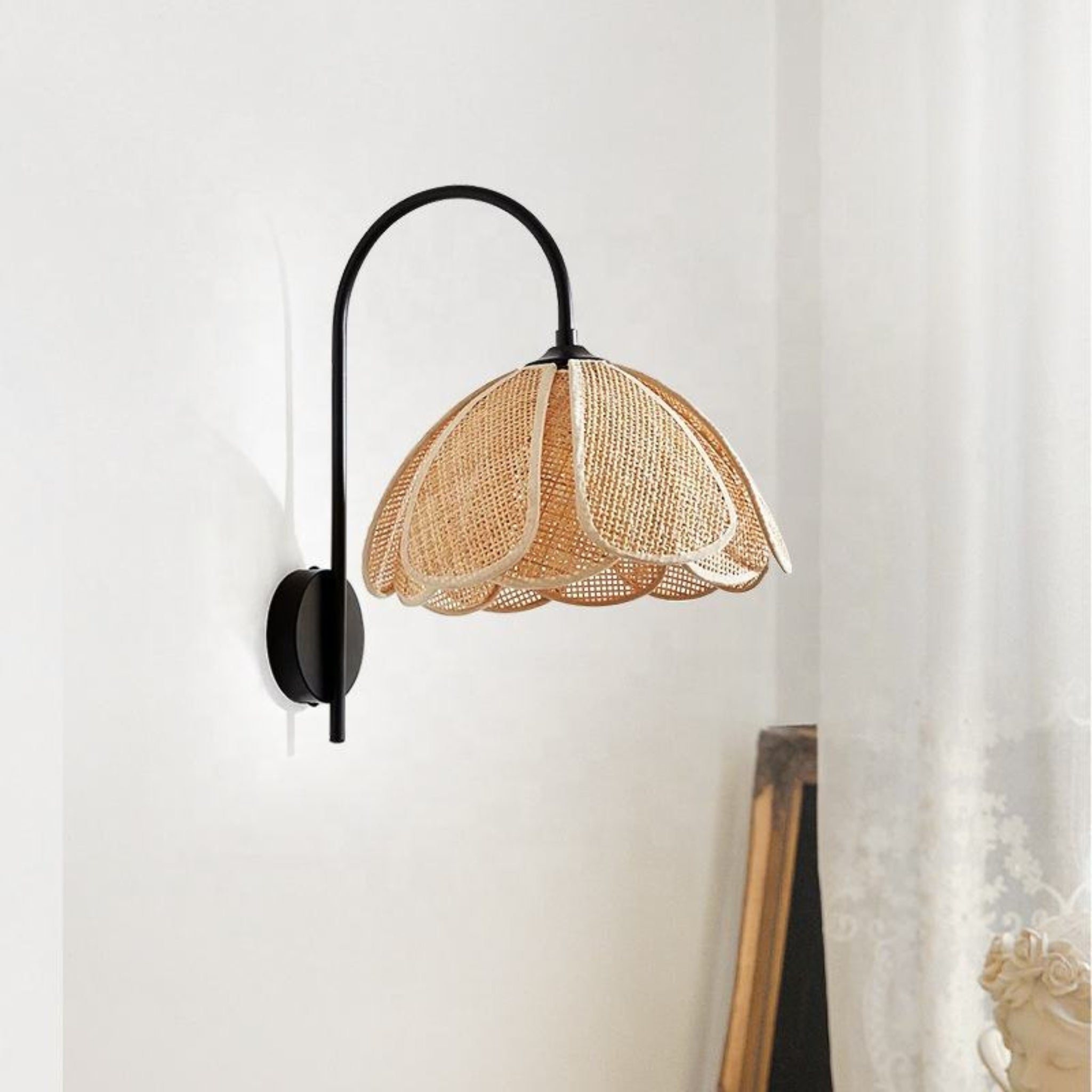 Cane Wall Lamp | Rattan Wall Lamp LP-78