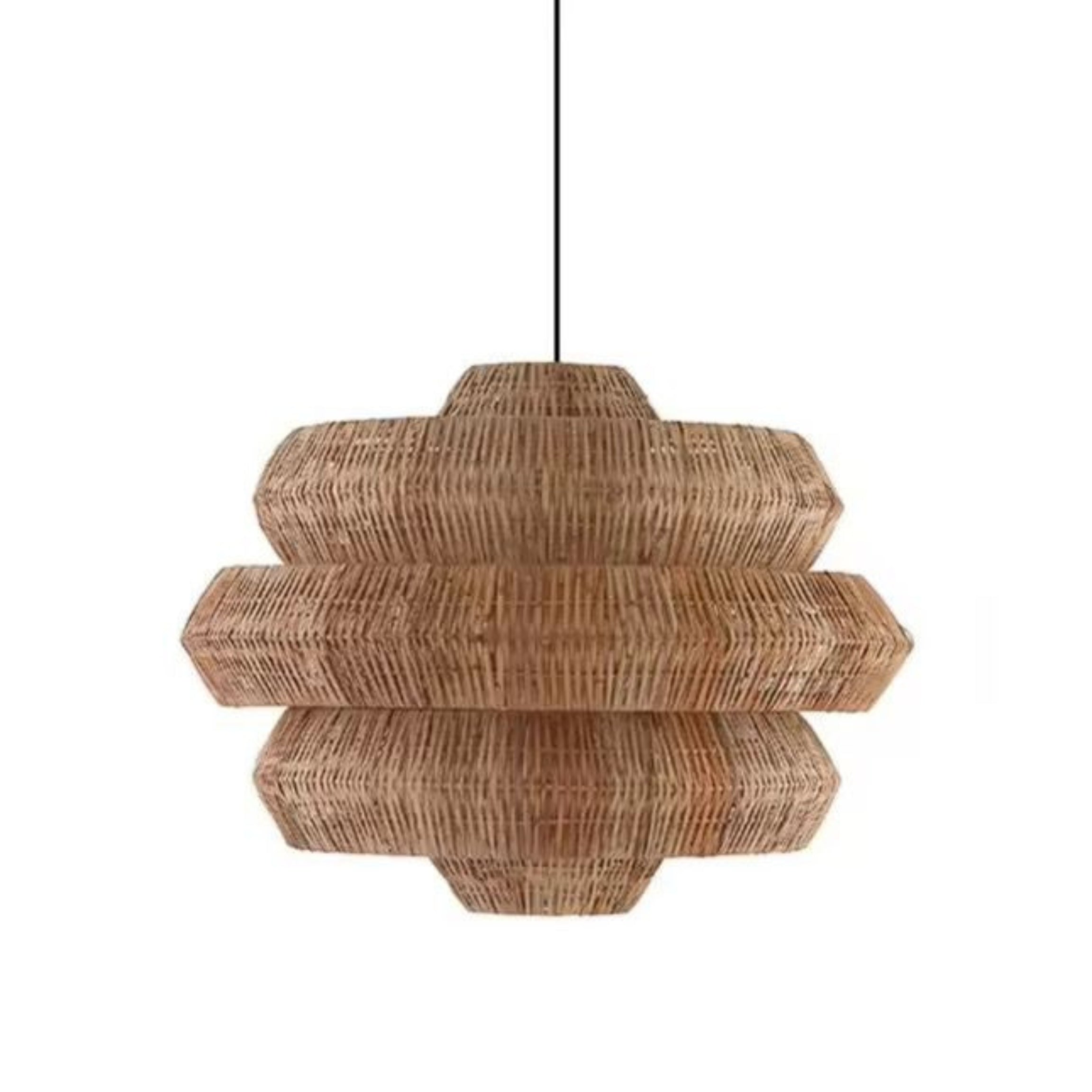 Cane Large Ceiling Lamp | Rattan Pendant Lamp LP-84
