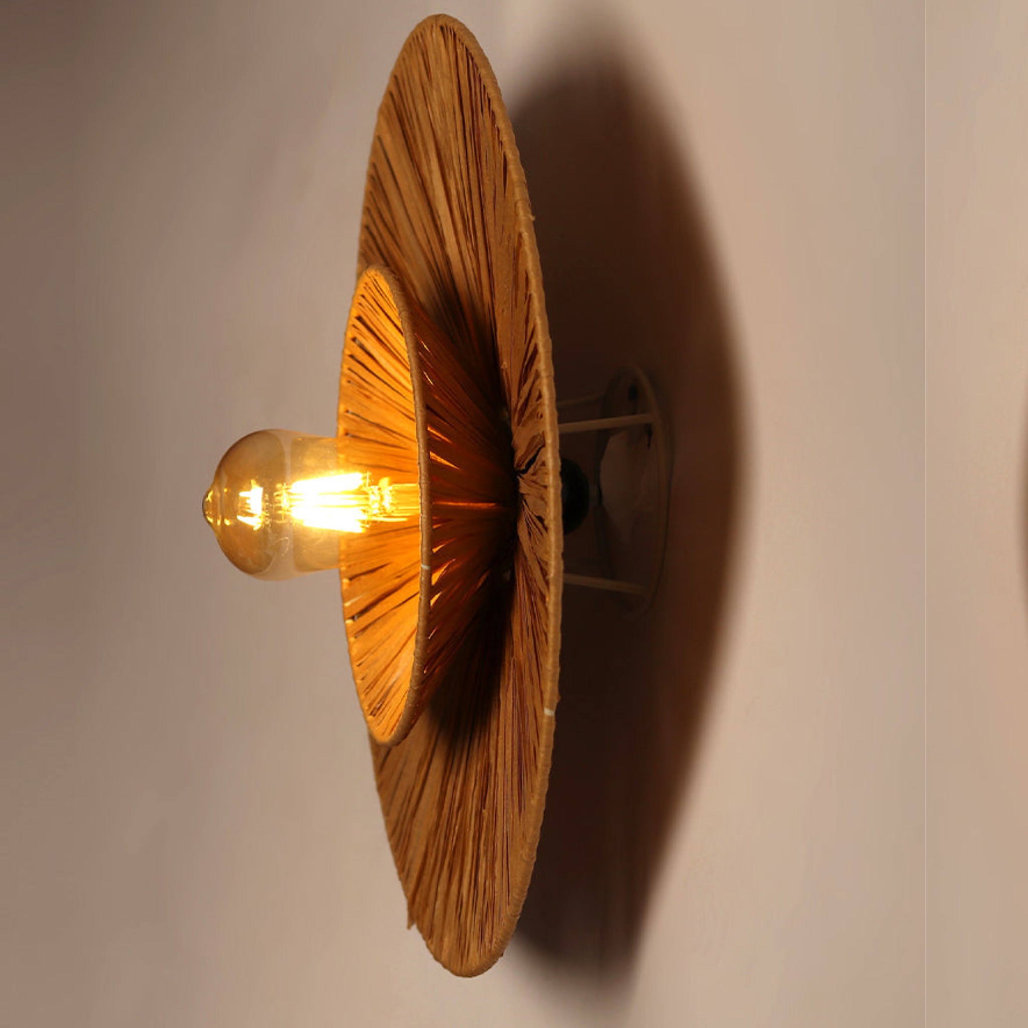 Raffia Wall Lamp LP-42