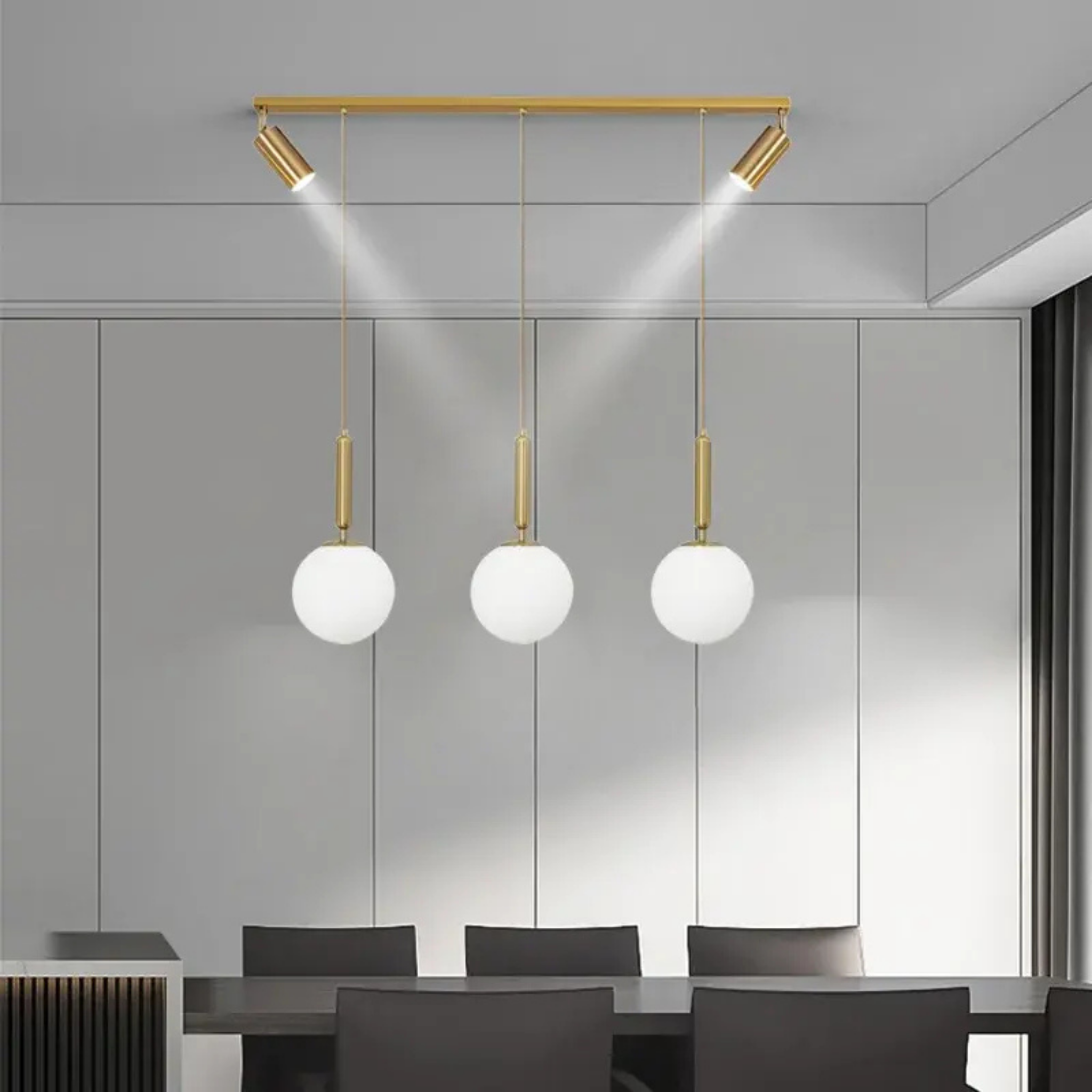 Malleable Glass Chandelier LP-34