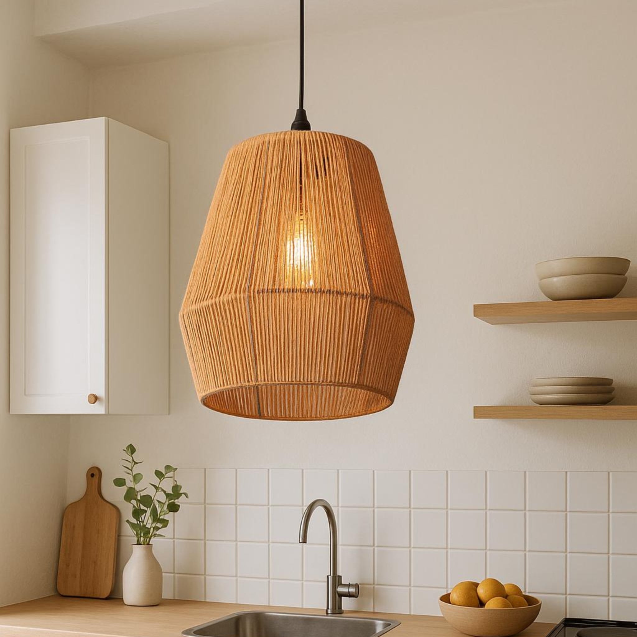 Jute Hanging Lamp | Pendant Lamp LP-15