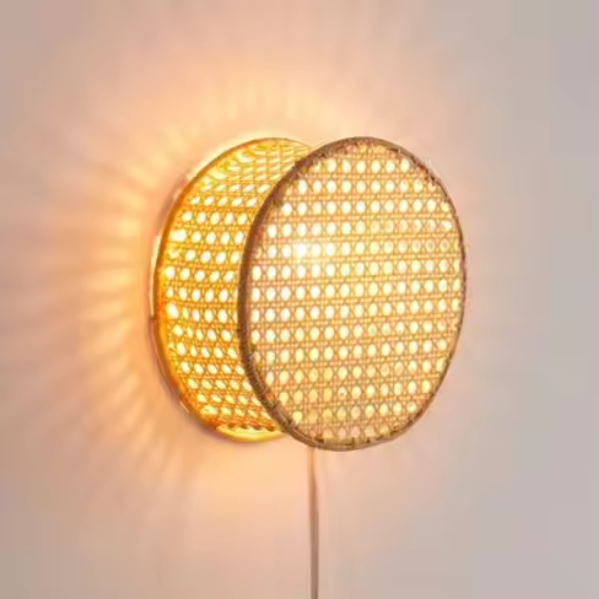 Cane Round Wall Lamp LP-54