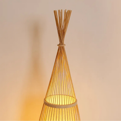 Cane Floor Lamp