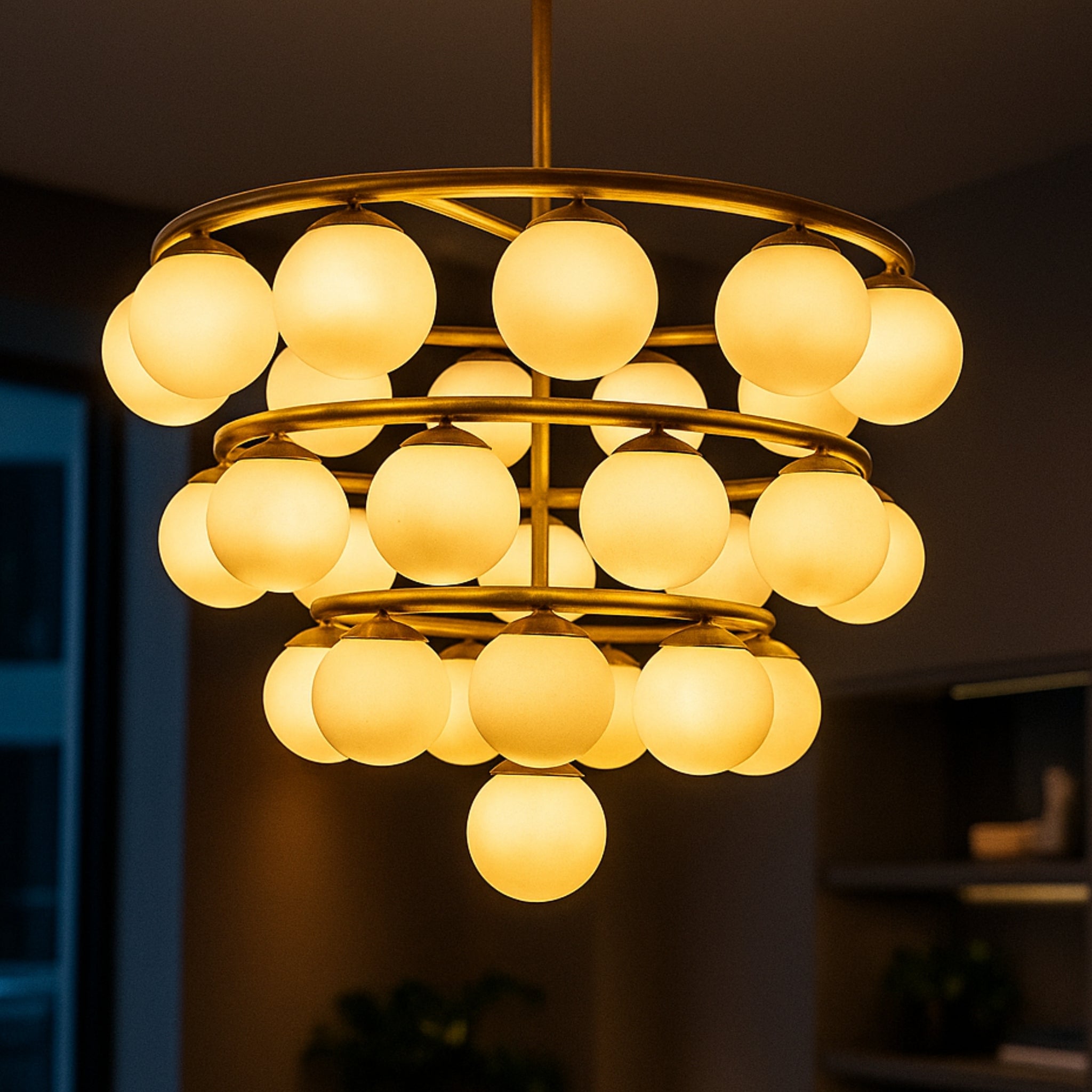 Malleable Glass Chandelier LP-70