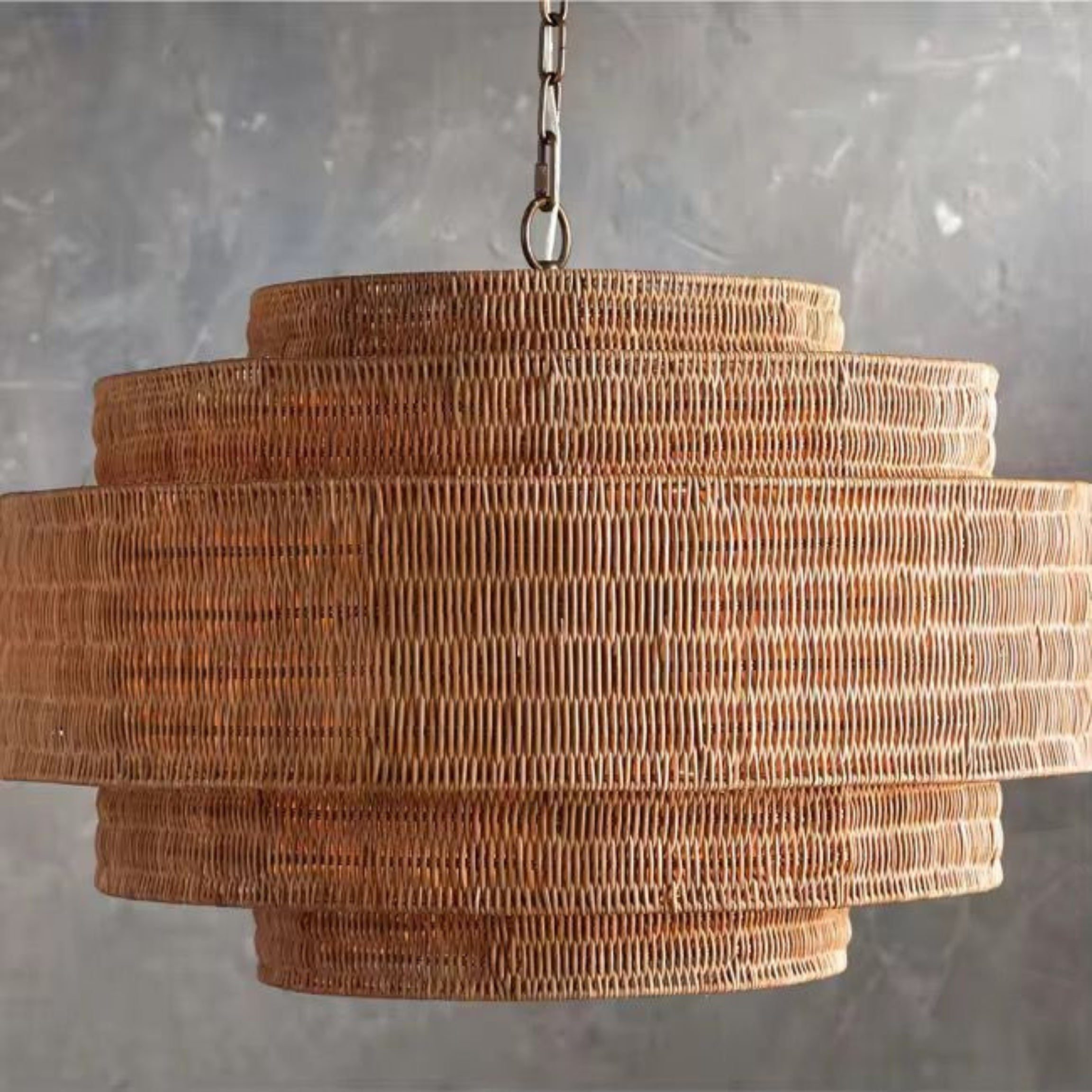 Cane Large Ceiling Lamp | Rattan Pendant Lamp LP-83