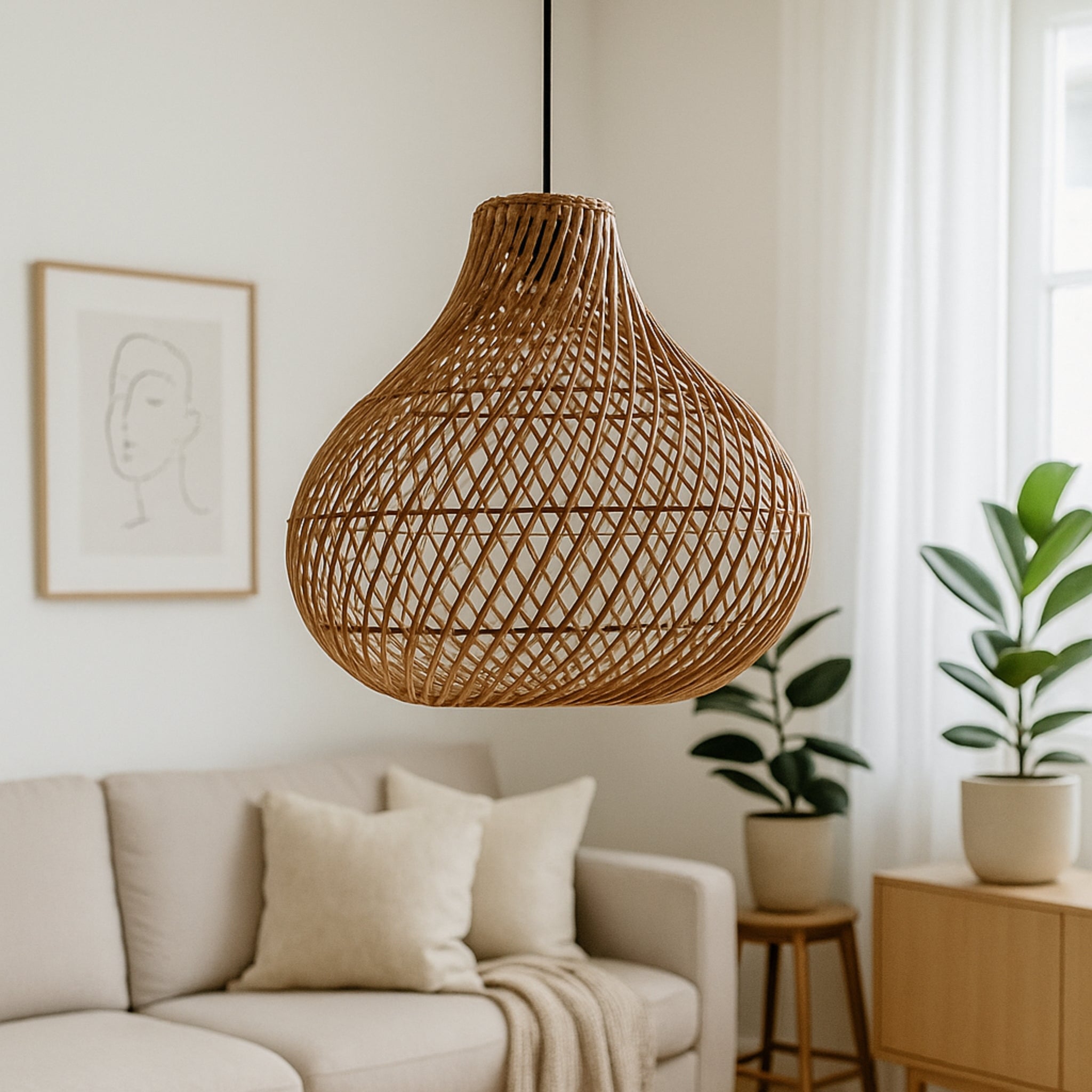 Cane Pendant Lamp | Perfect Lamp Shade for Every Space LP-74