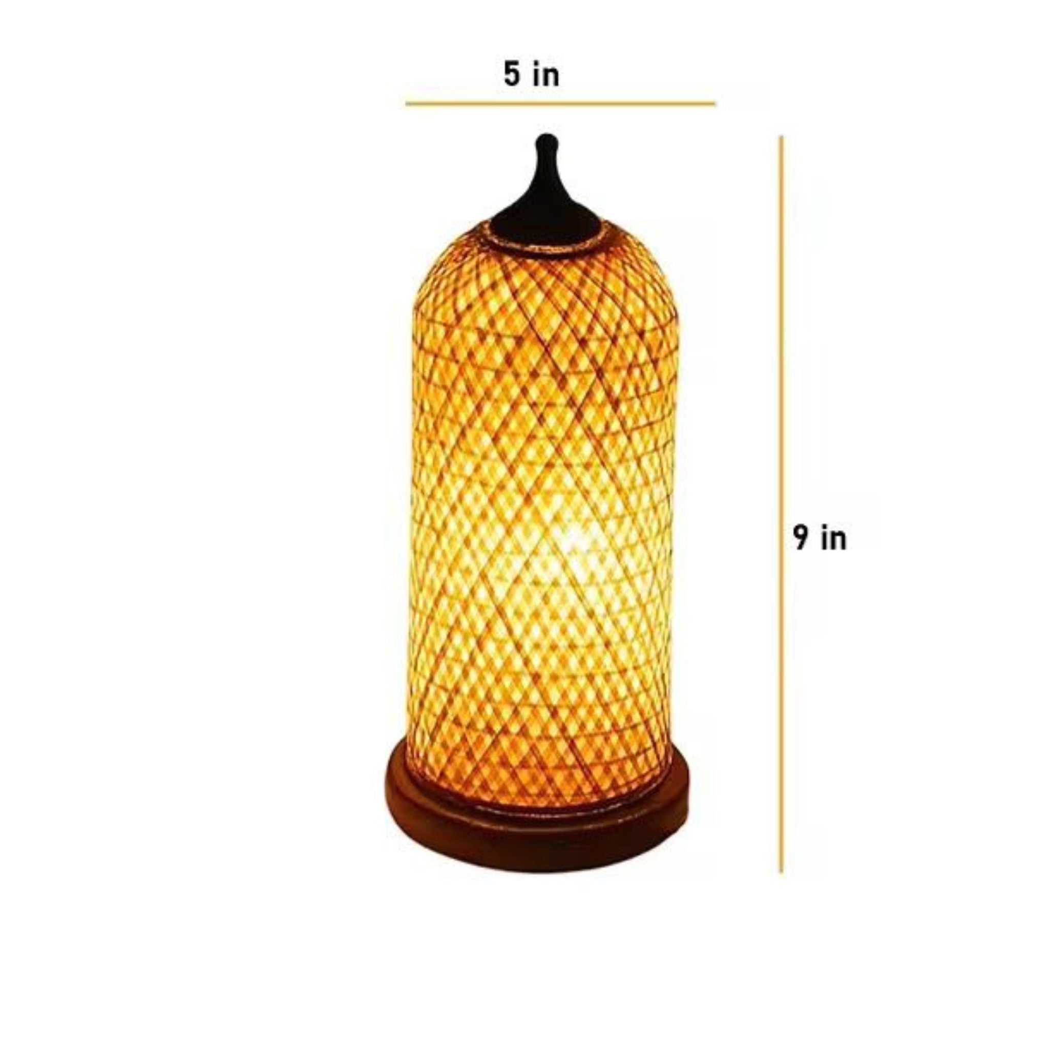 Bamboo Table Lamp | Bamboo Side Table Lamp LP-89