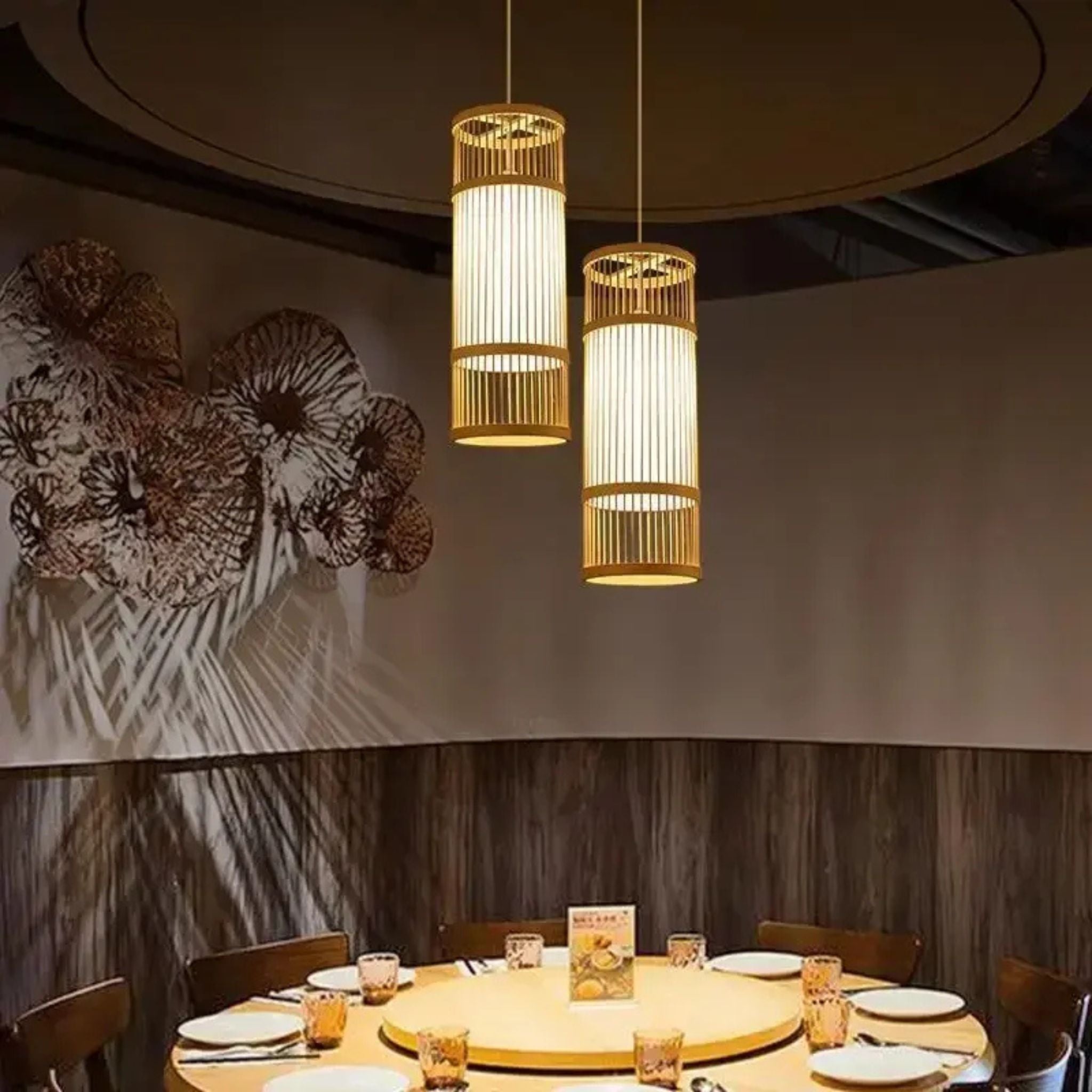 Bamboo Hanging Lamp | Bamboo Pendant Lamp LP-60