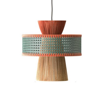 Raffia Multicolor Pendant Lamp