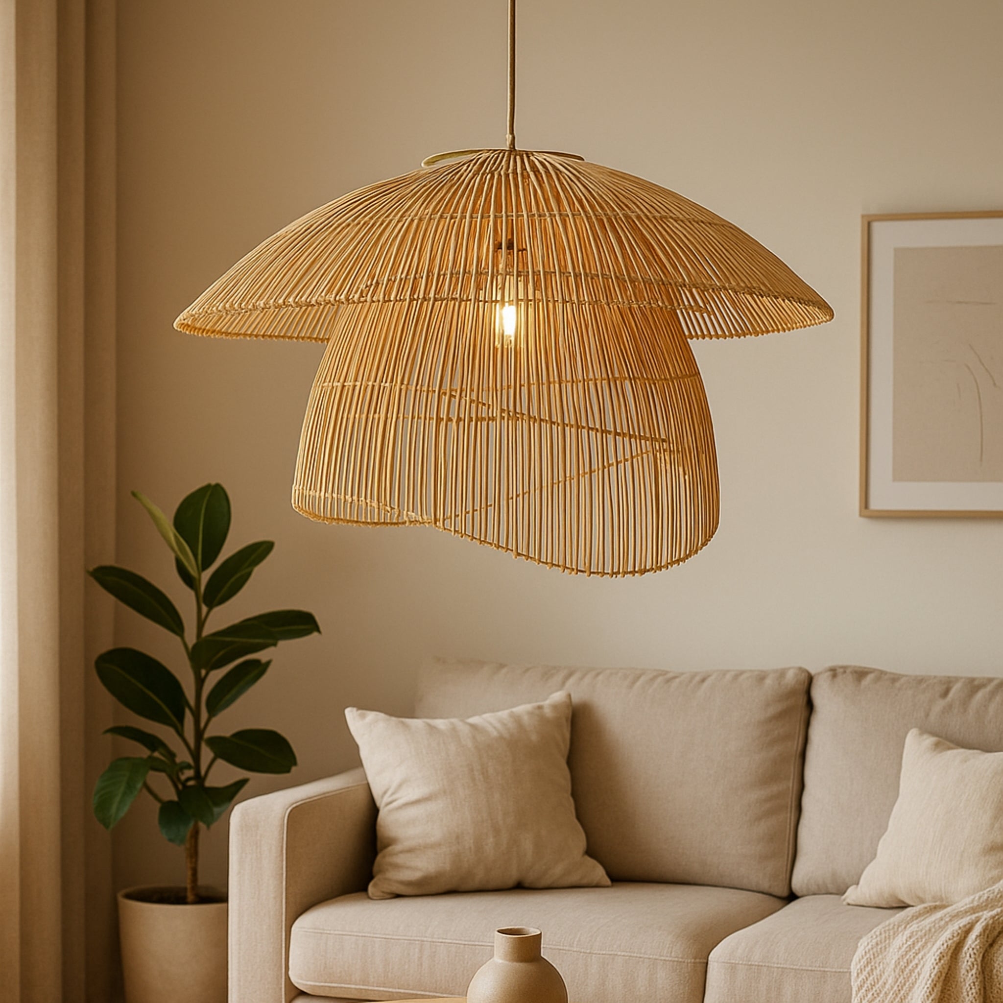 Cane Pendant Lamp | Perfect Lamp Shade for Every Space LP-75