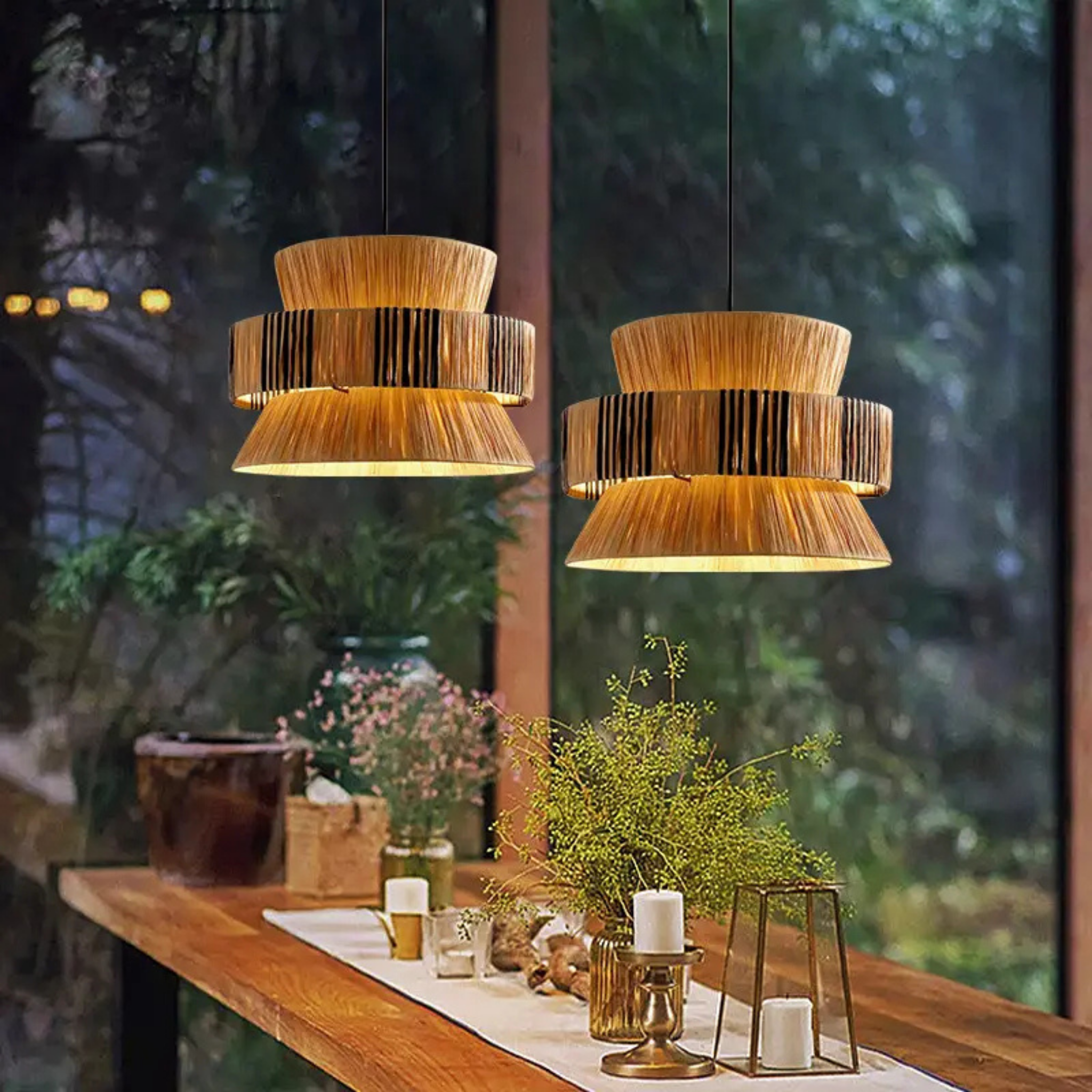 Raffia Pendant Lamp LP-37