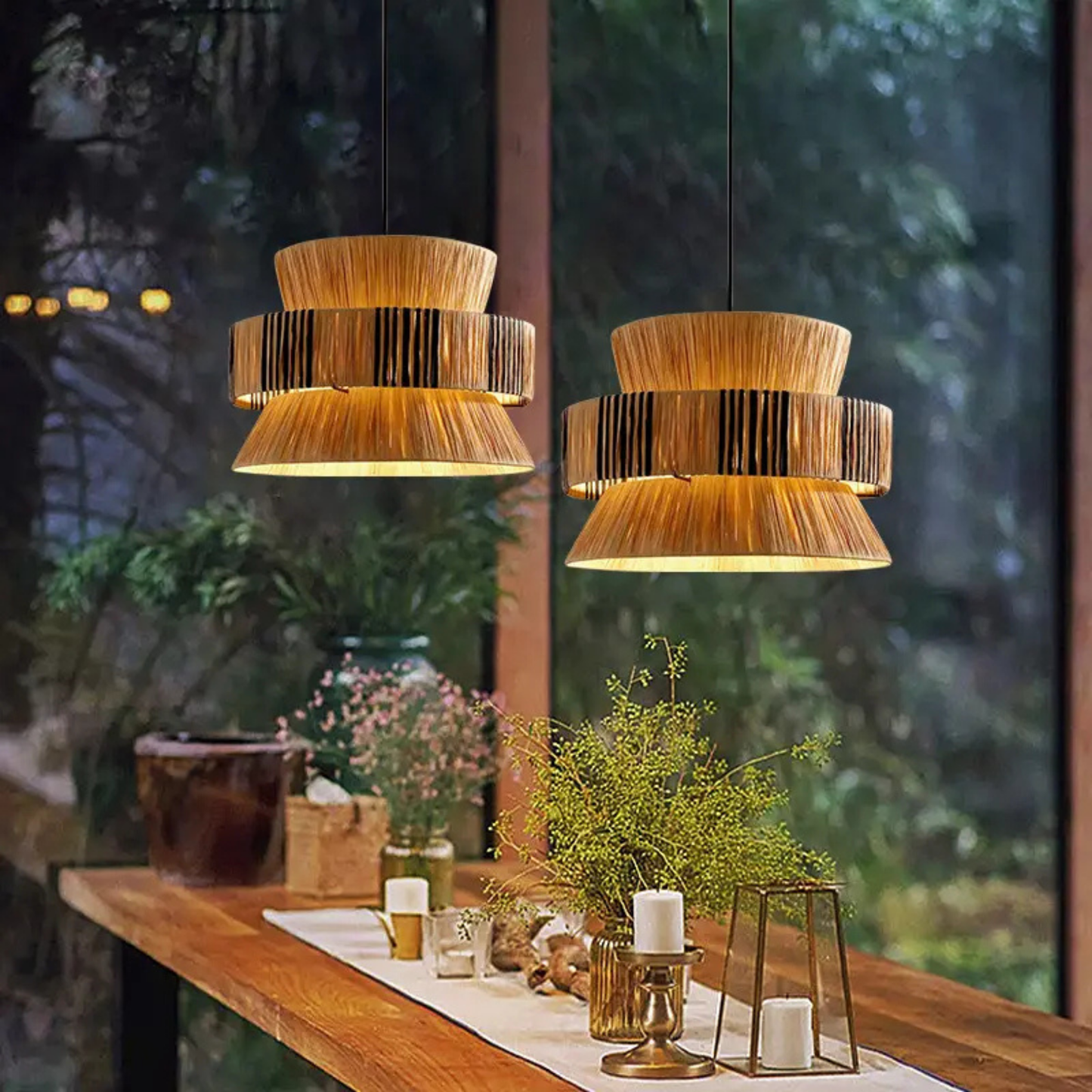 Raffia Pendant Lamp