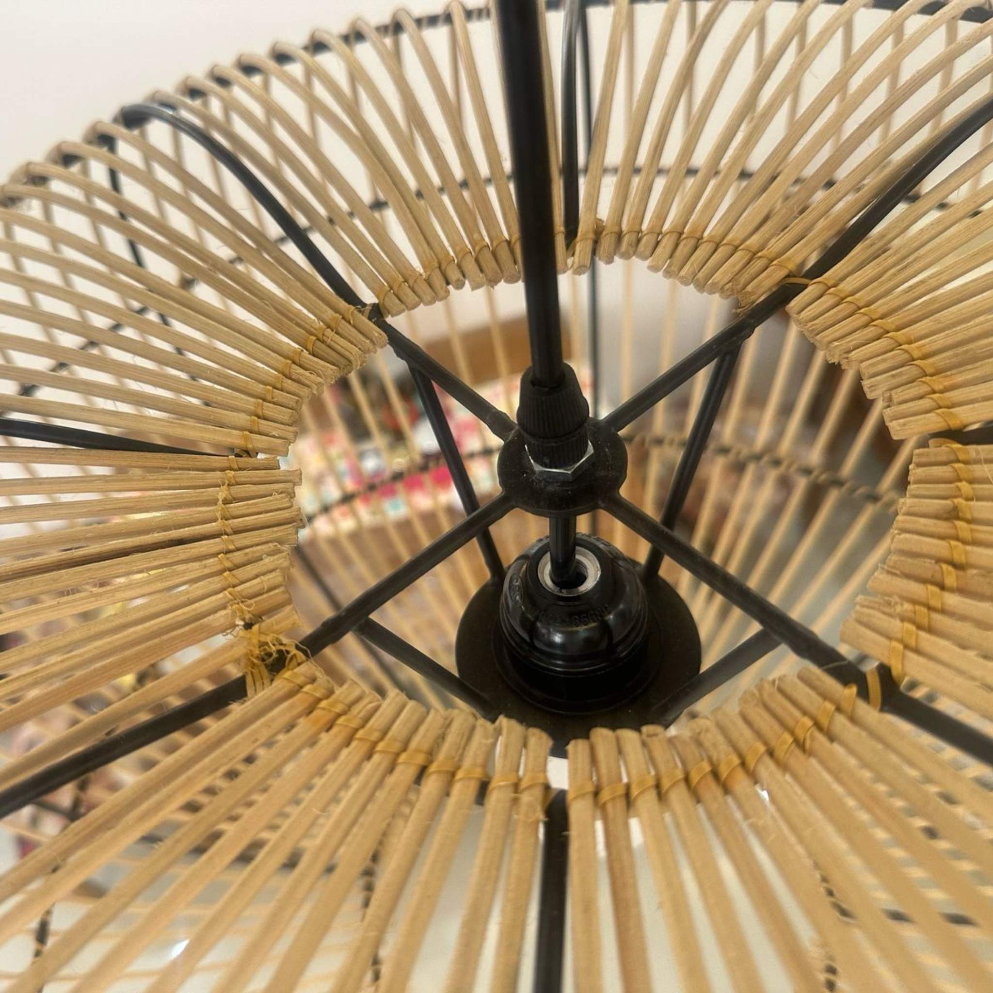 Cane Round Pendant Lamp LP-46