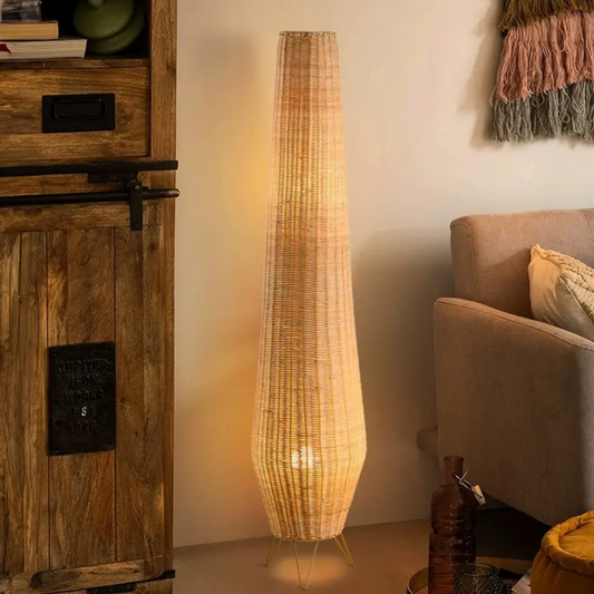 Cane Floor Lamp